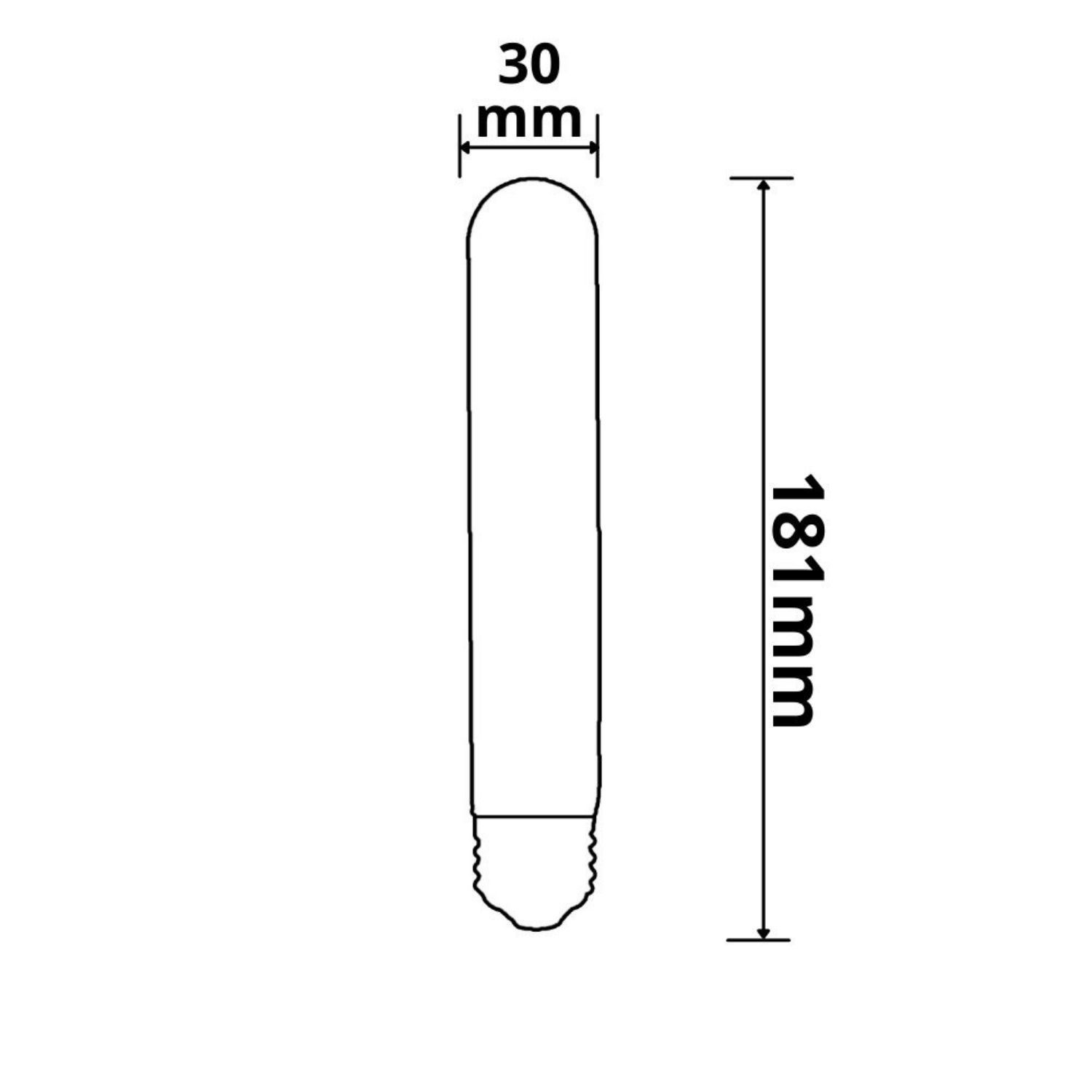 ISOLED E27 Vintage Line LED Spiralbulb, Amber, 4W, 2200K - 3