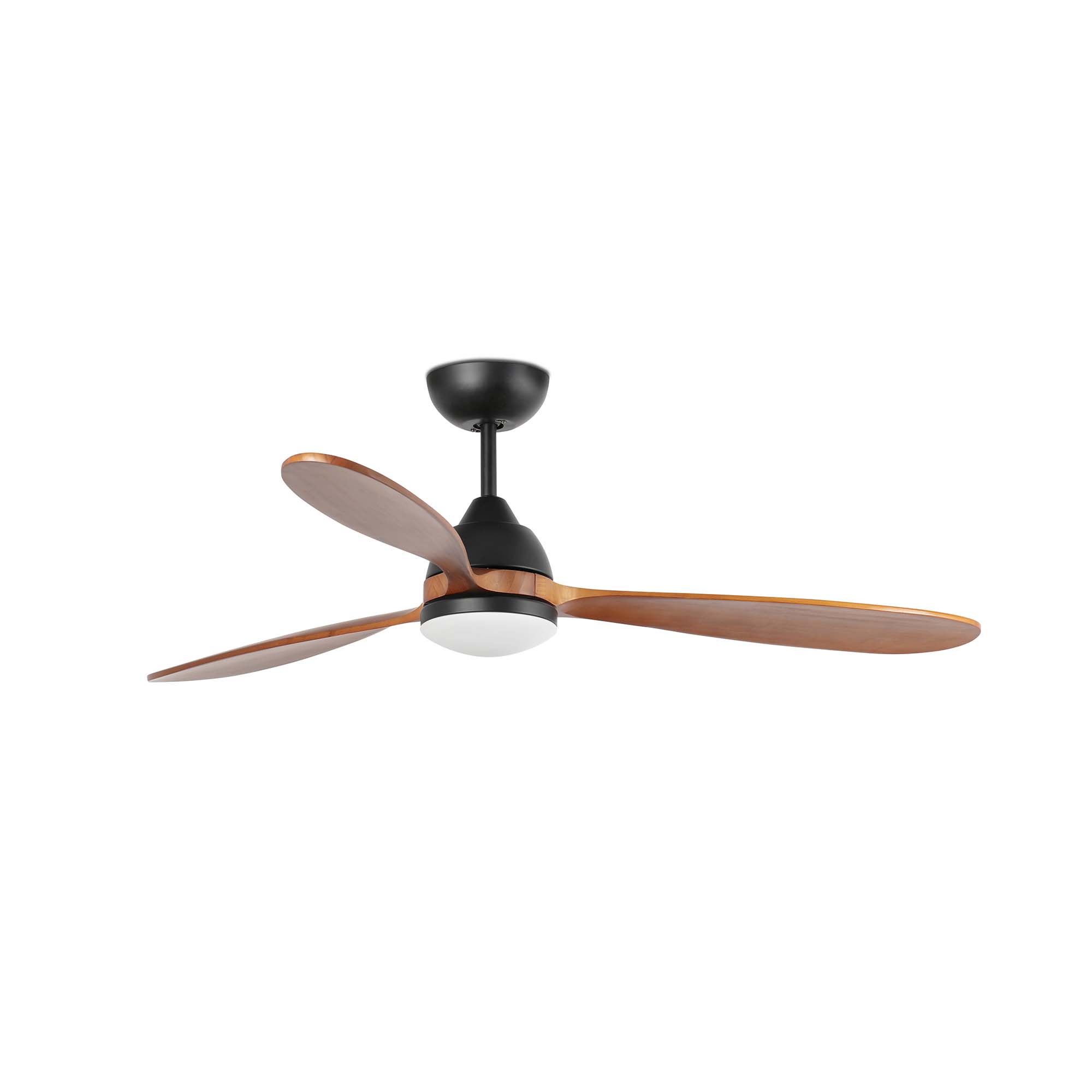 Faro POROS L LED Ventilator schwarz/Nussbaum - 1