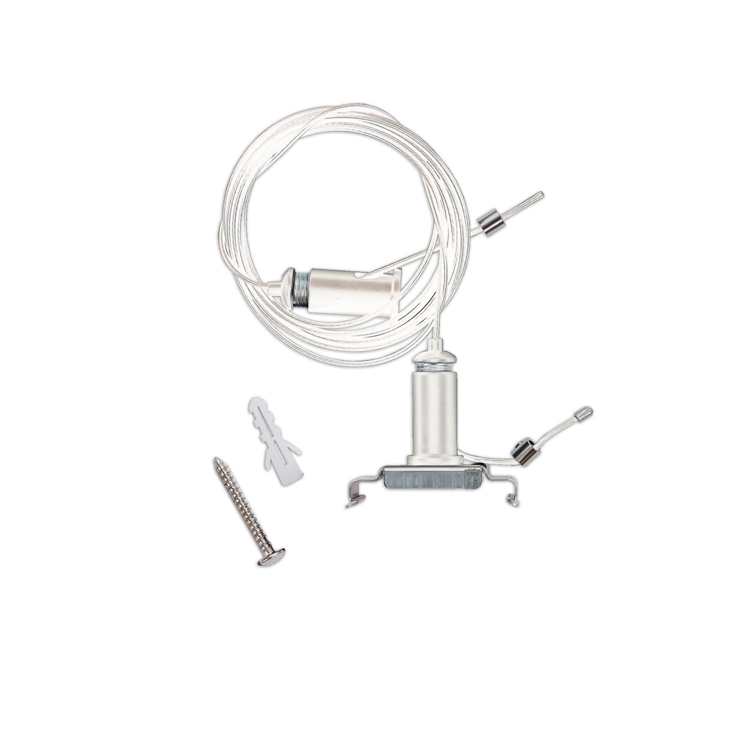 ISOLED LINKLINE50 Seilabhängung Set (exkl. Baldachin) für LED Hängeleuchte, weiß - 1
