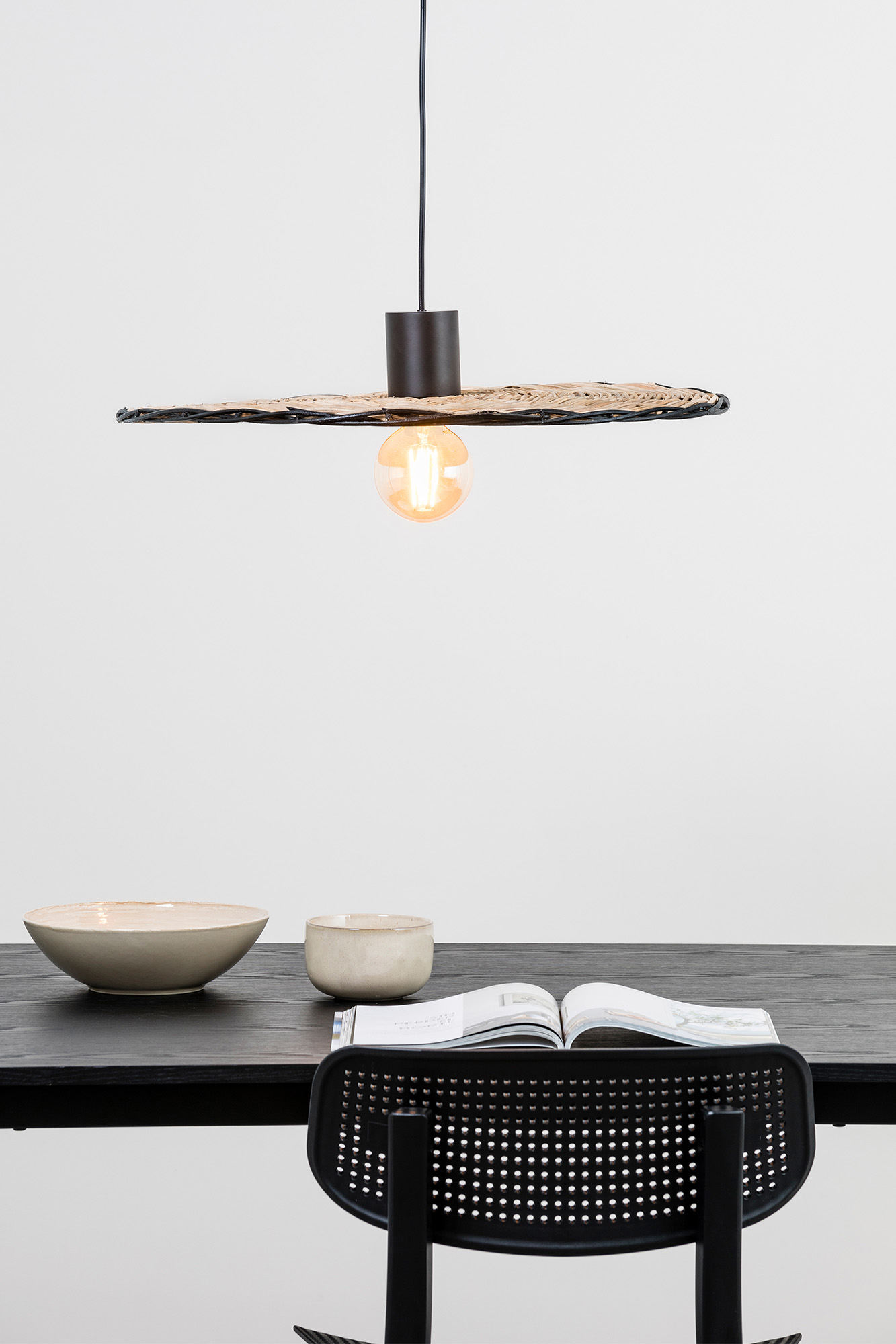 Faro COSTAS 600 Pendelleuchte schwarz/rattan - 6