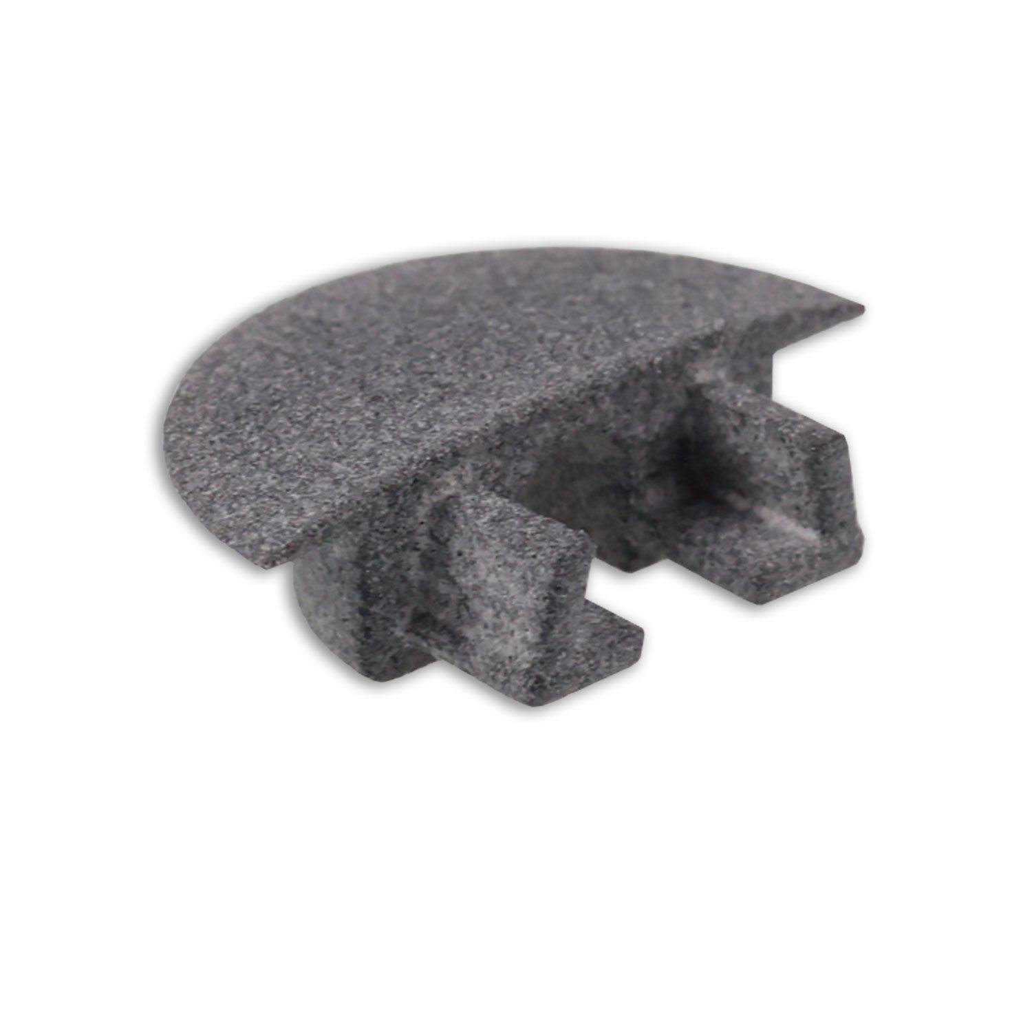 ISOLED Endkappe EC231 für Profil MINI-EB V2, grau, rund, mit Kabeldurchführung, 1 STK - 4
