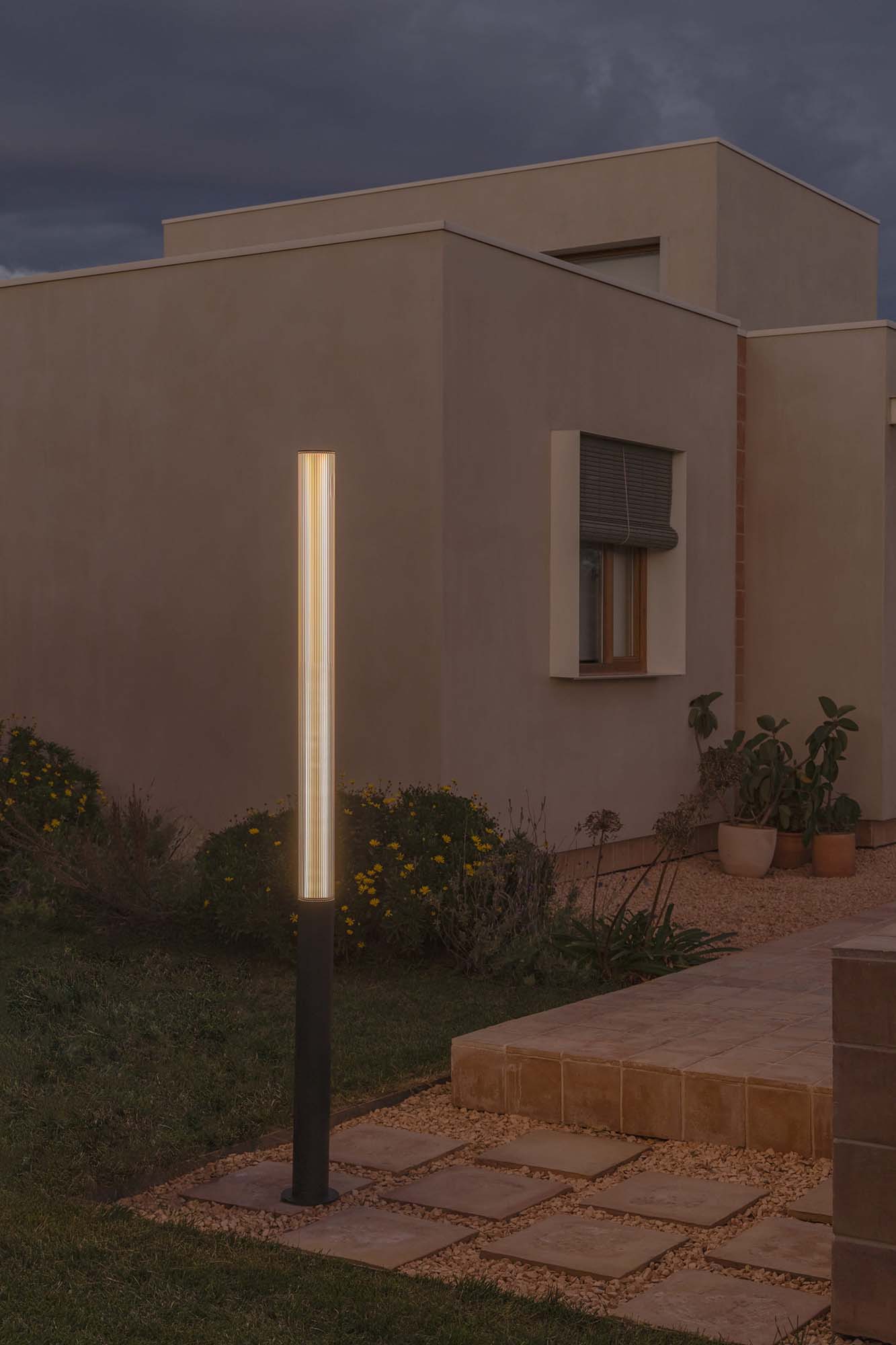 Faro TURA 2050 Signallampe dunkelgrau warmes Licht - 3
