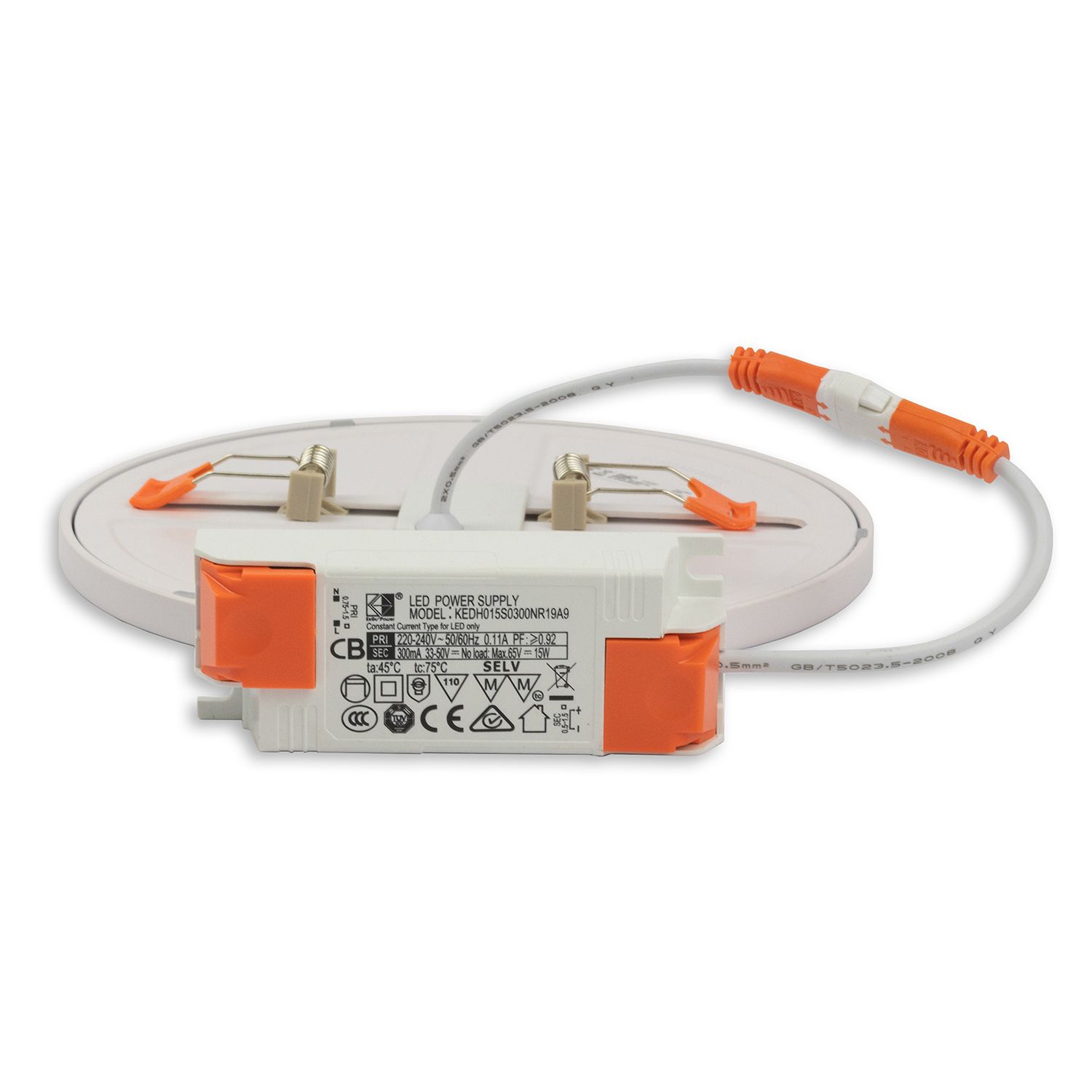 ISOLED LED Downlight Flex 15W, prismatisch, 120°, Lochausschnitt 50-160mm, neutralweiß - 2