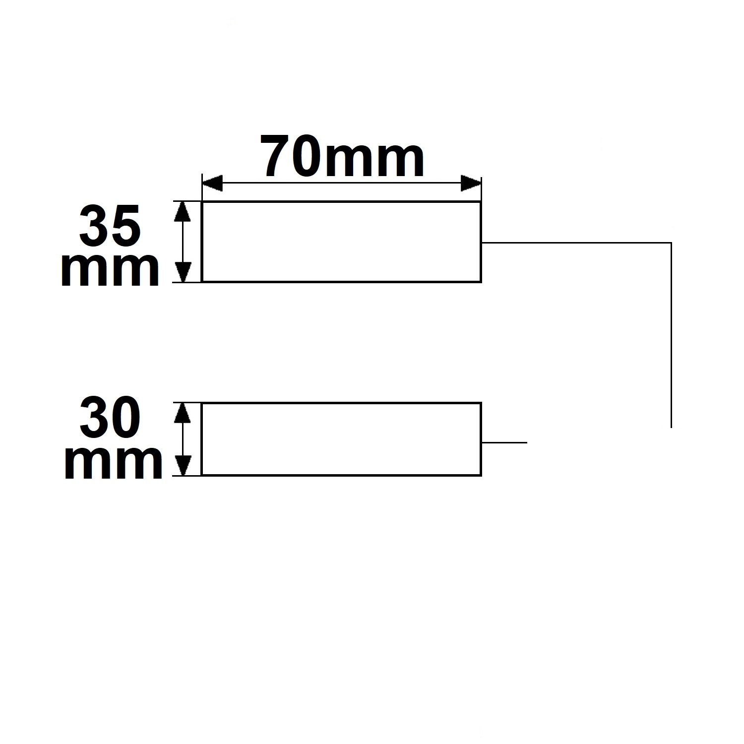 ISOLED Anschlussbox 2x3-polig, 0,5-2,5mm², max. 450V/16A zur Durchverkabelung, mit 30cm Anschlussleitung - 3