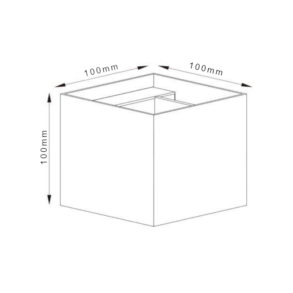 Emilum LED-Wandleuchte 24V, 10W, Tunable White, CRI90, IP54 - 11