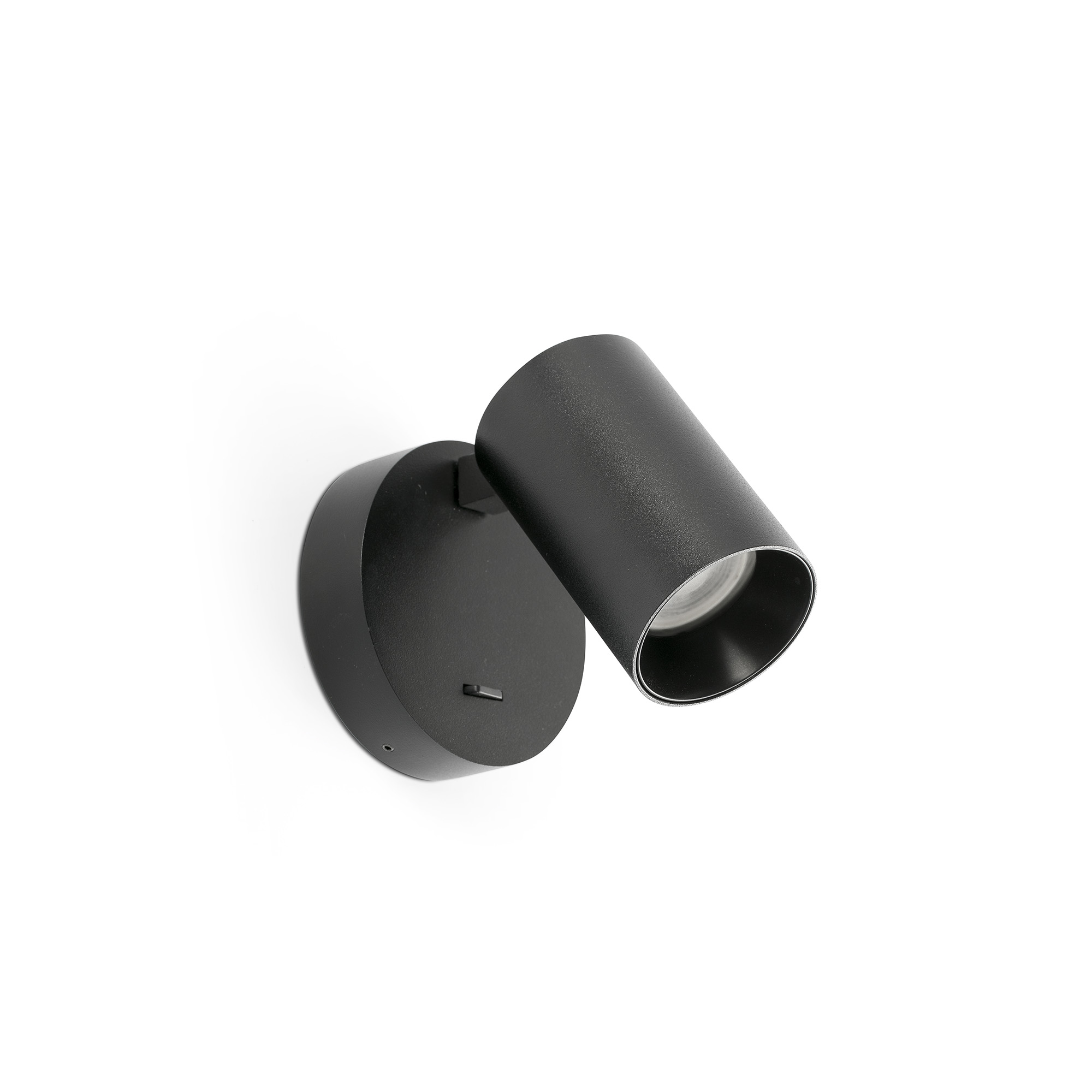 Faro STAN Schwarze Wandleuchte mit Schalter - Produktbild 1