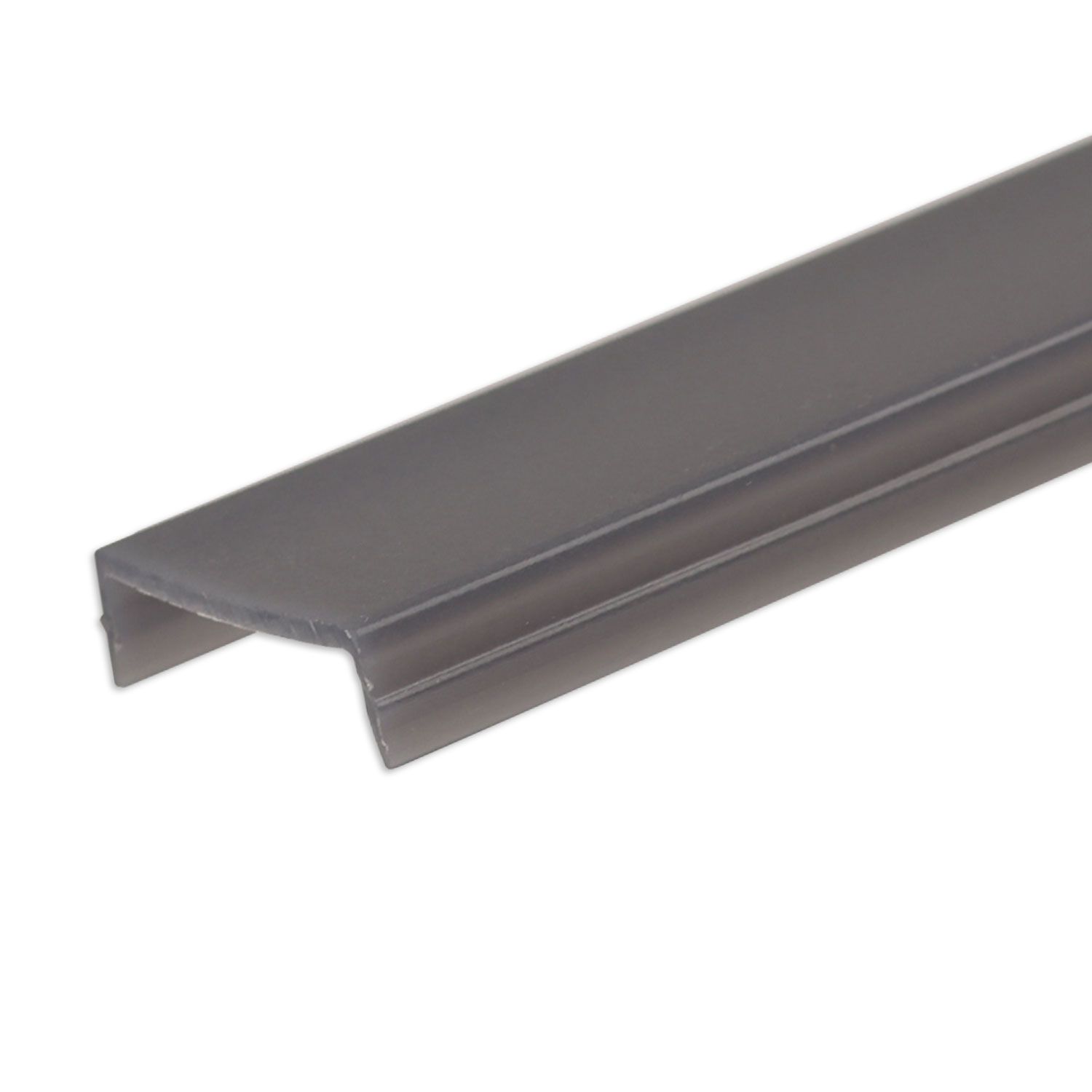 ISOLED COVER schwarz für Track48 Trockenbau-, Einbau- u. Aufbauschiene (H50), 200cm, 25% Transmission - 1