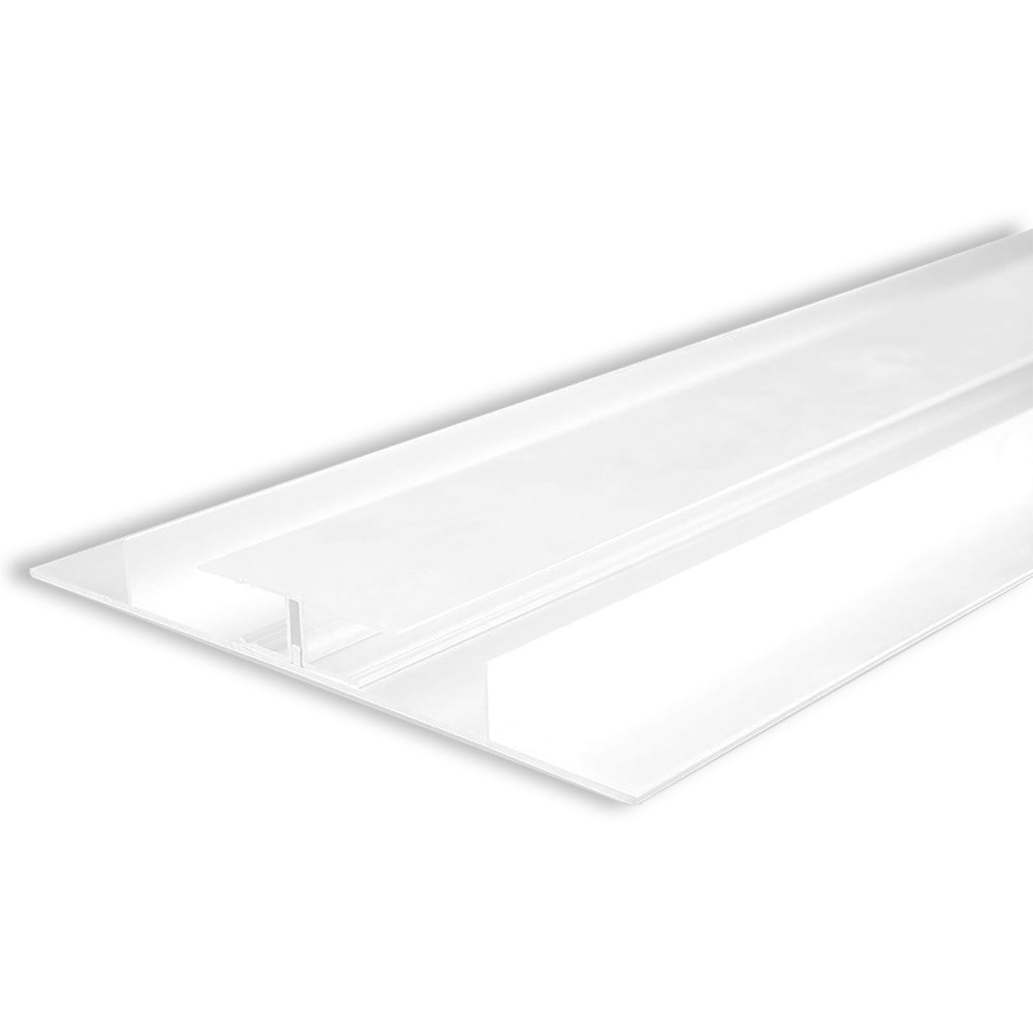 ISOLED LED Trockenbau-Leuchtenprofil Planar, weiß RAL 9010 200cm - 1