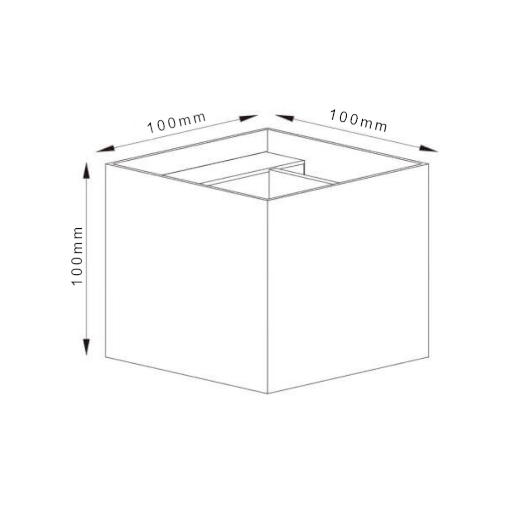 Emilum LED-Wandleuchte 24V, 8W, RGBW/2700K, CRI90, IP54 Weiß - 9