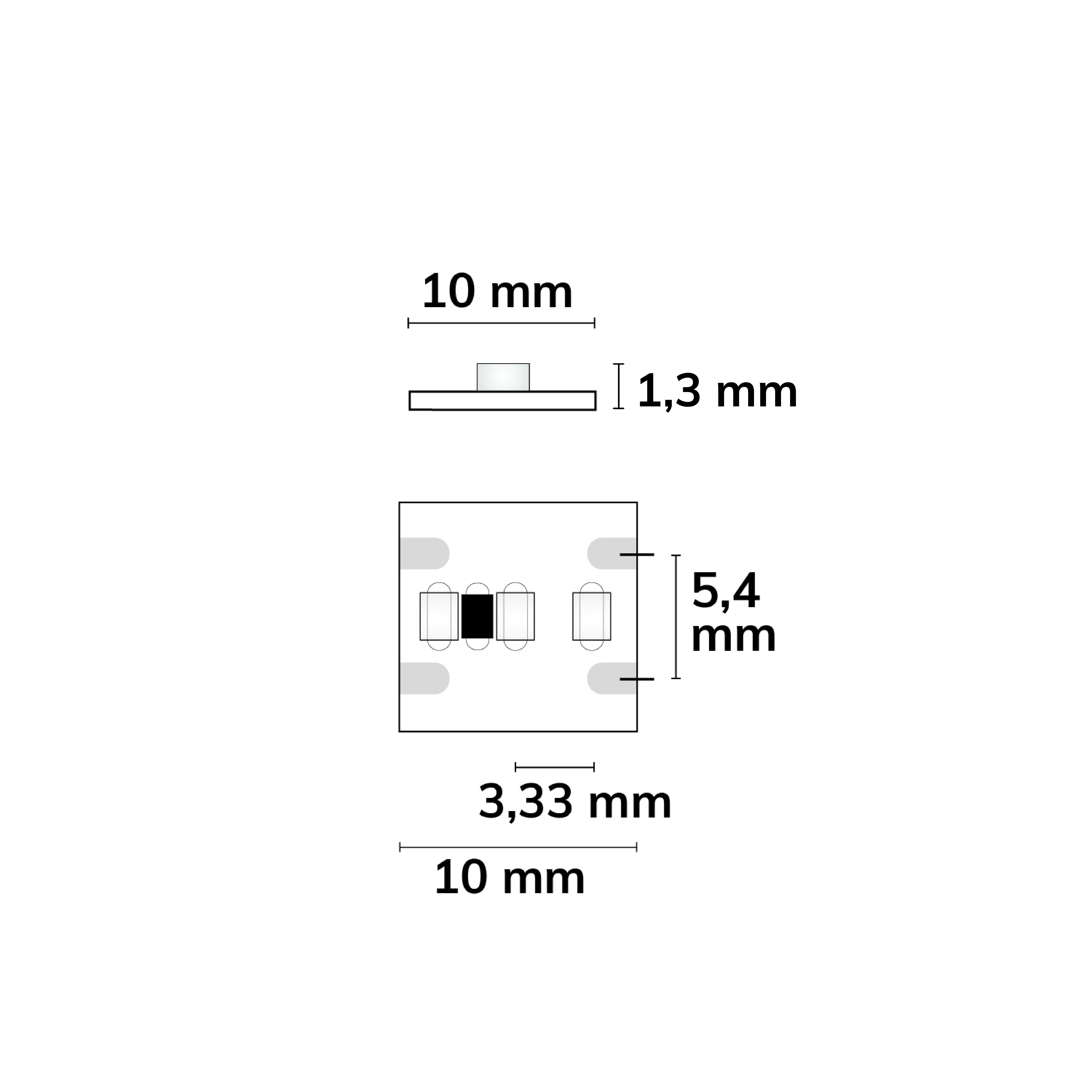 ISOLED LED CRI942 Linear10 Flexband, 24V DC, 22W, IP20, 4200K, 5m Rolle, 300 LED/m - 4
