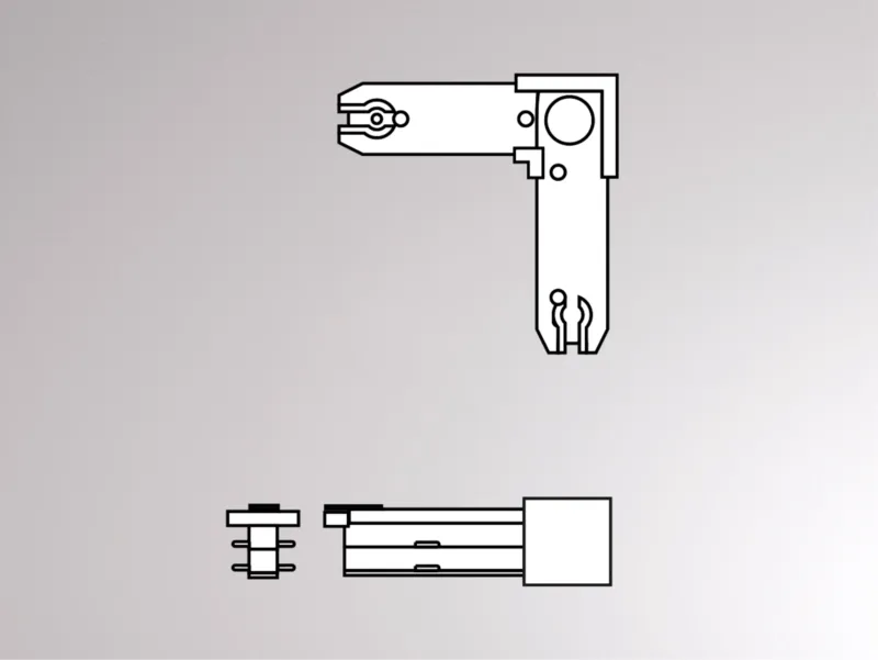 Molto Luce VOLARE ECKVERBINDER (aluminium eloxiert) Molto Luce VOLARE ECKVERBINDER (aluminium eloxiert) - Produktbild 1