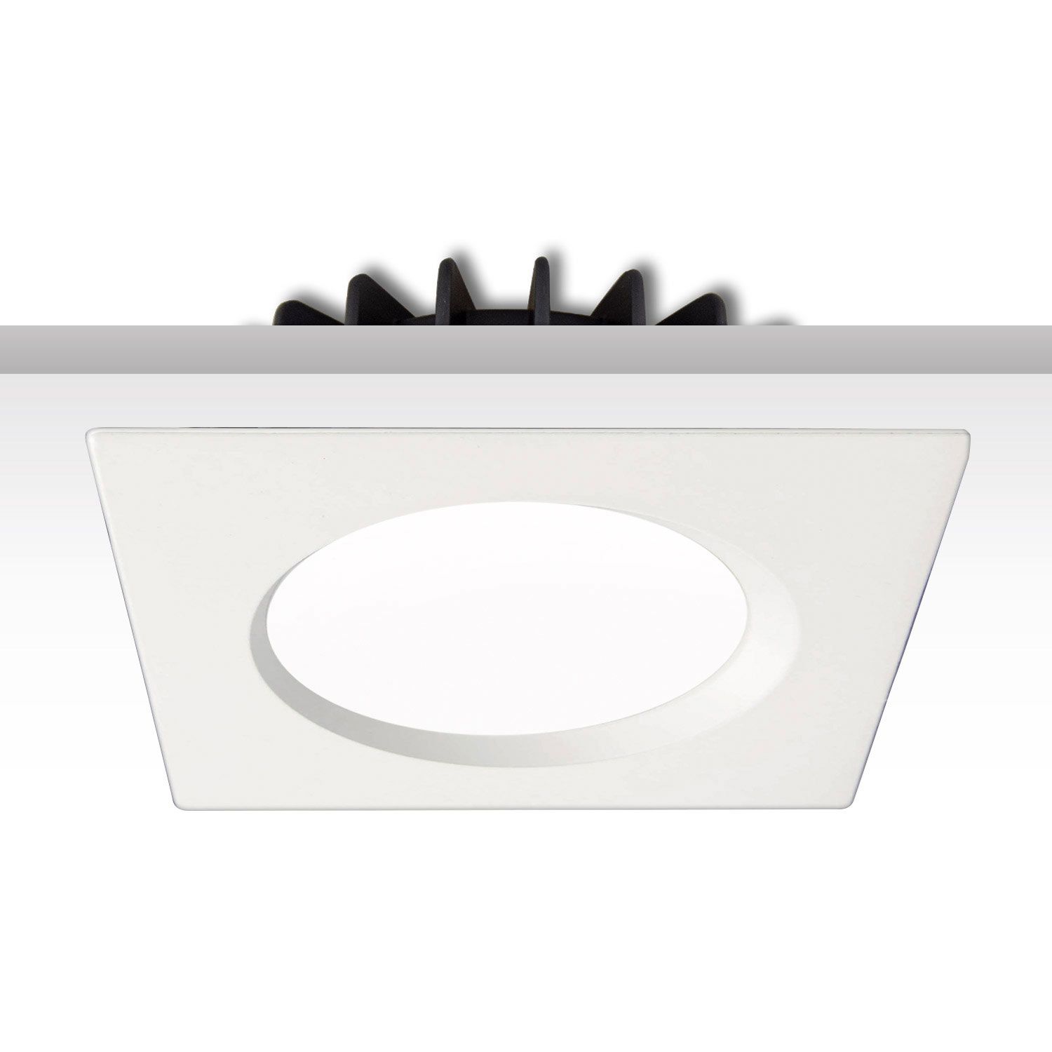 ISOLED Cover Aluminium rückversetzt weiß für Sys-90 - 3
