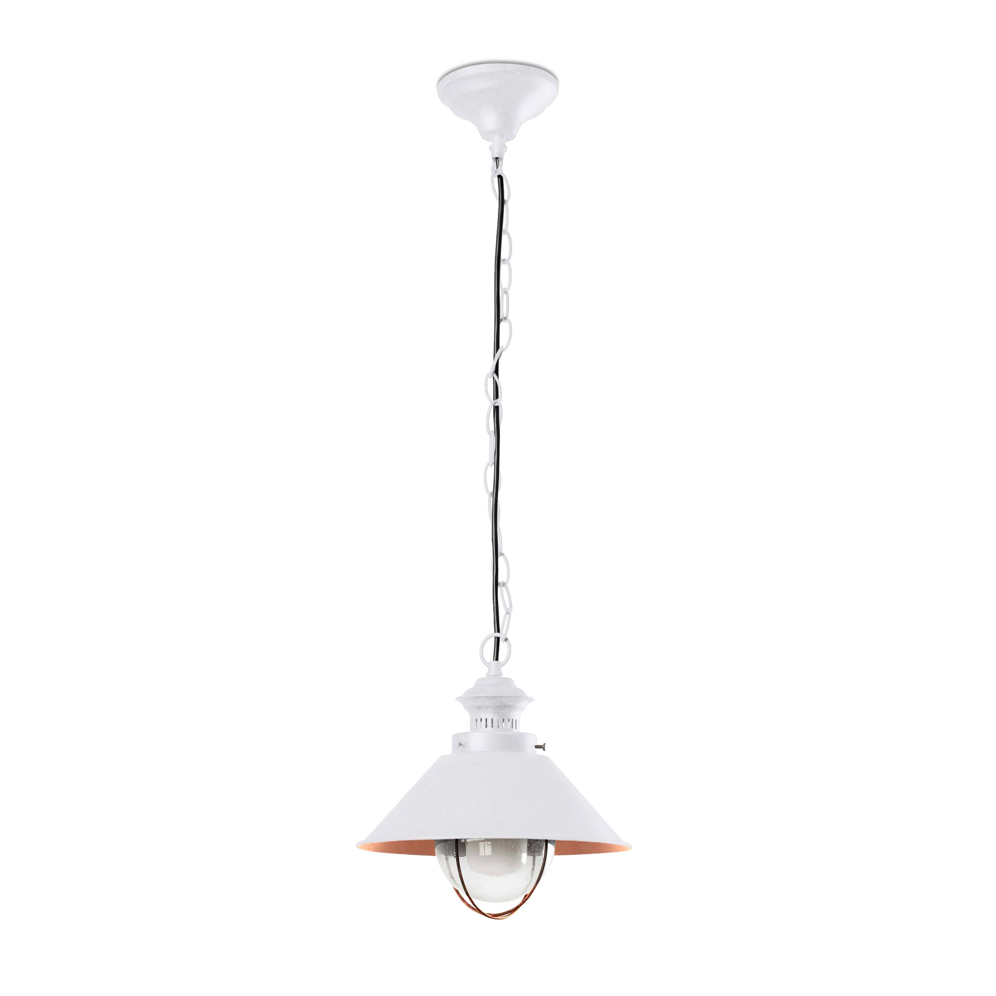 Faro NÁUTICA 260 Pendelleuchte weiß und kupfer Faro NÁUTICA 260 Pendelleuchte weiß und kupfer - 1