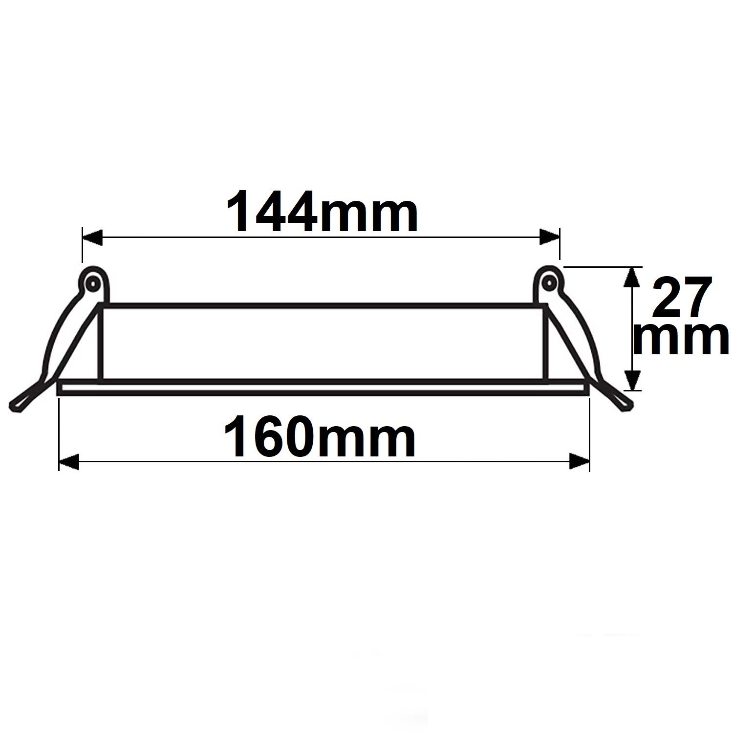 ISOLED Einbaurahmen AR111, rund, flach, schwenkbar - 4