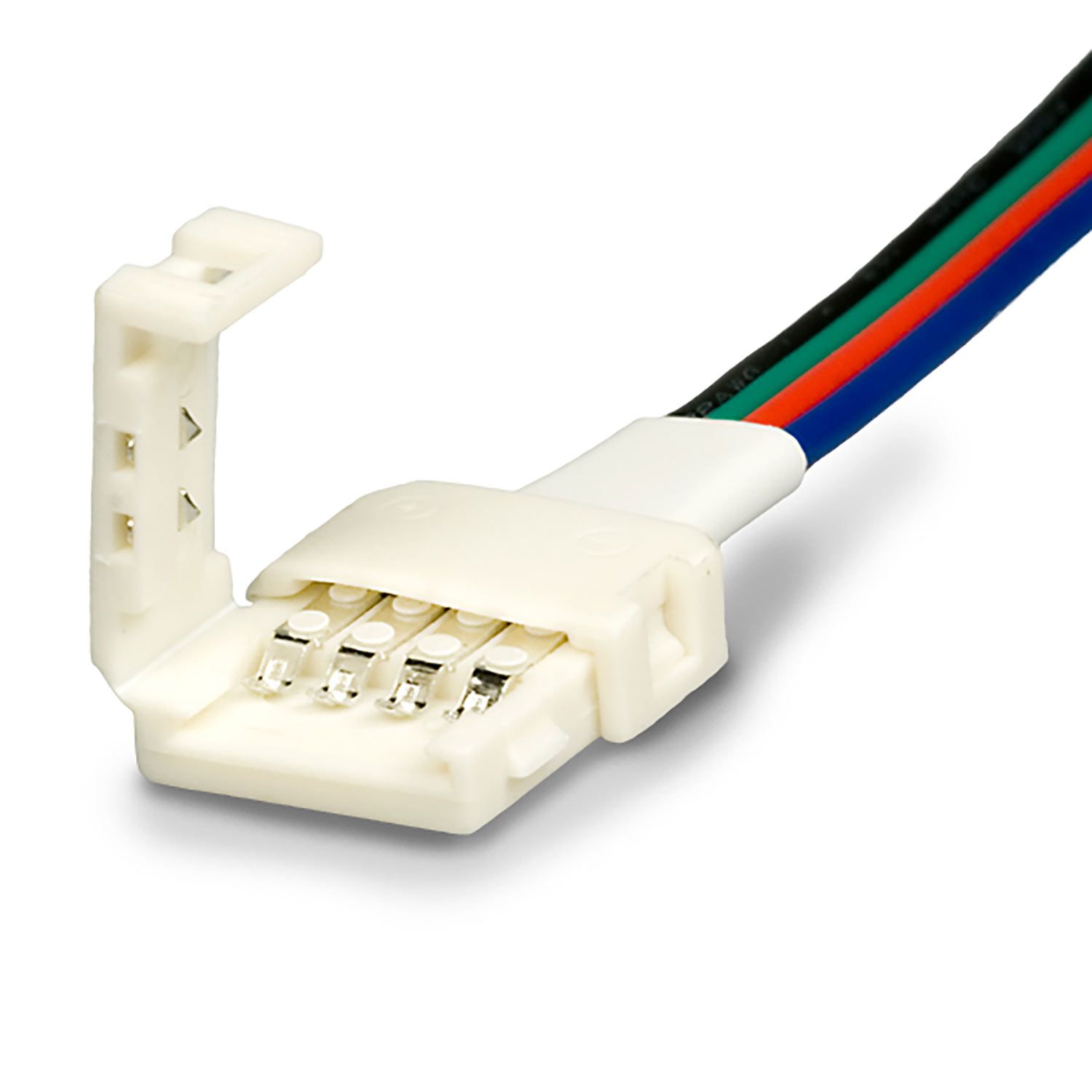 ISOLED Clip-Kabelanschluss (max. 5A) C1-410 für 4-pol. IP20 Flexstripes mit Breite 10mm, Pitch >12mm ISOLED Clip-Kabelanschluss (max. 5A) C1-410 für 4-pol. IP20 Flexstripes mit Breite 10mm, Pitch >12mm - 1