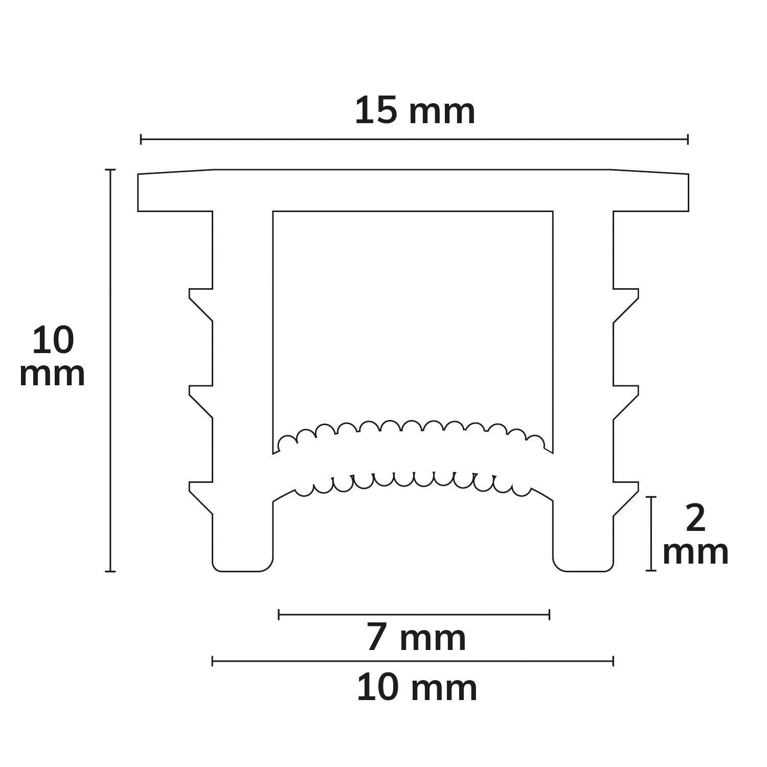 ISOLED FLEX-COVER10 Twist+Bend, Silikon, schwarz, 5% Transm., 5m Rolle - 4