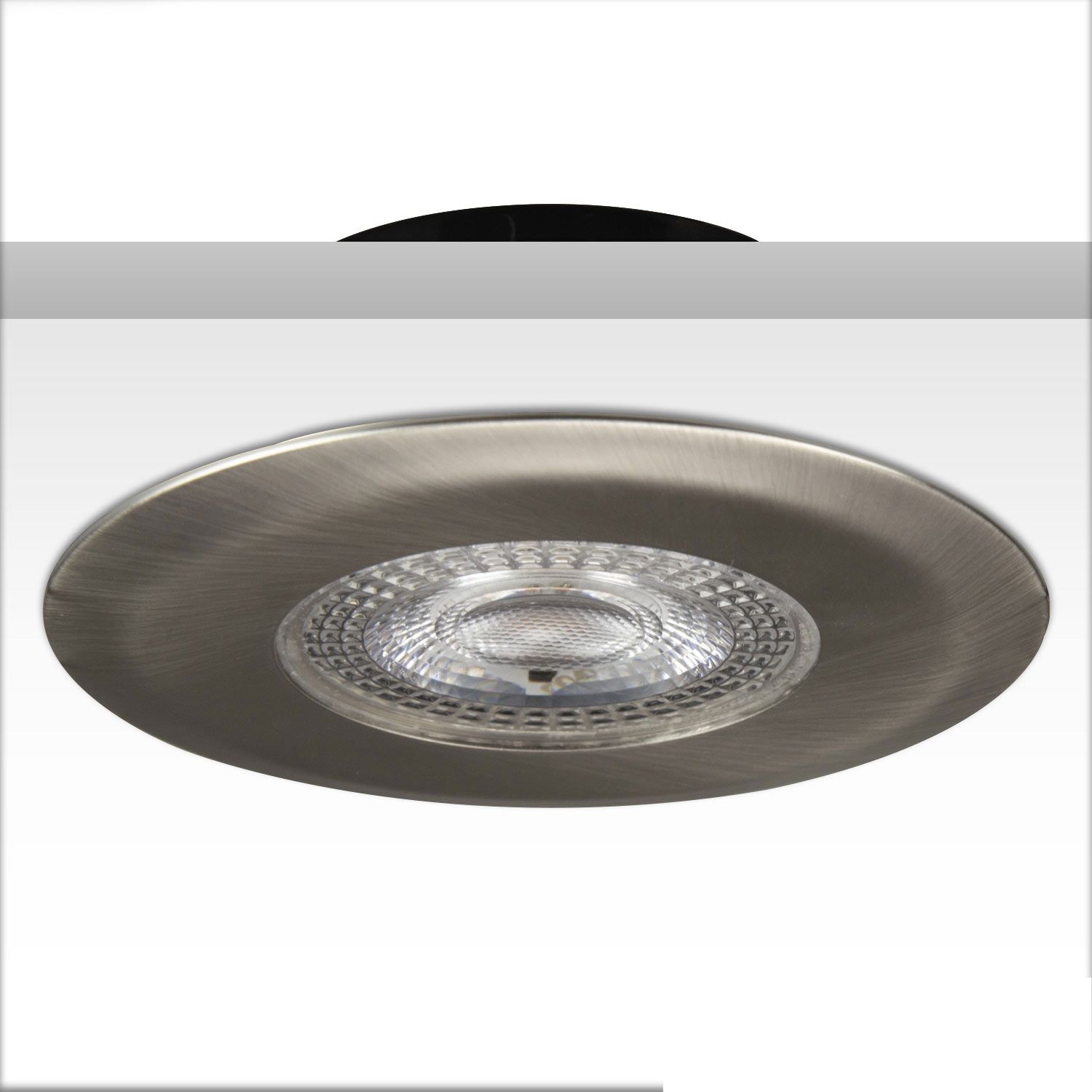 ISOLED LED Einbaustrahler PC68 IP44, brushed, 5W, 38°, neutralweiß, 3 Stufen dimmbar, korrosionsbeständig - 2