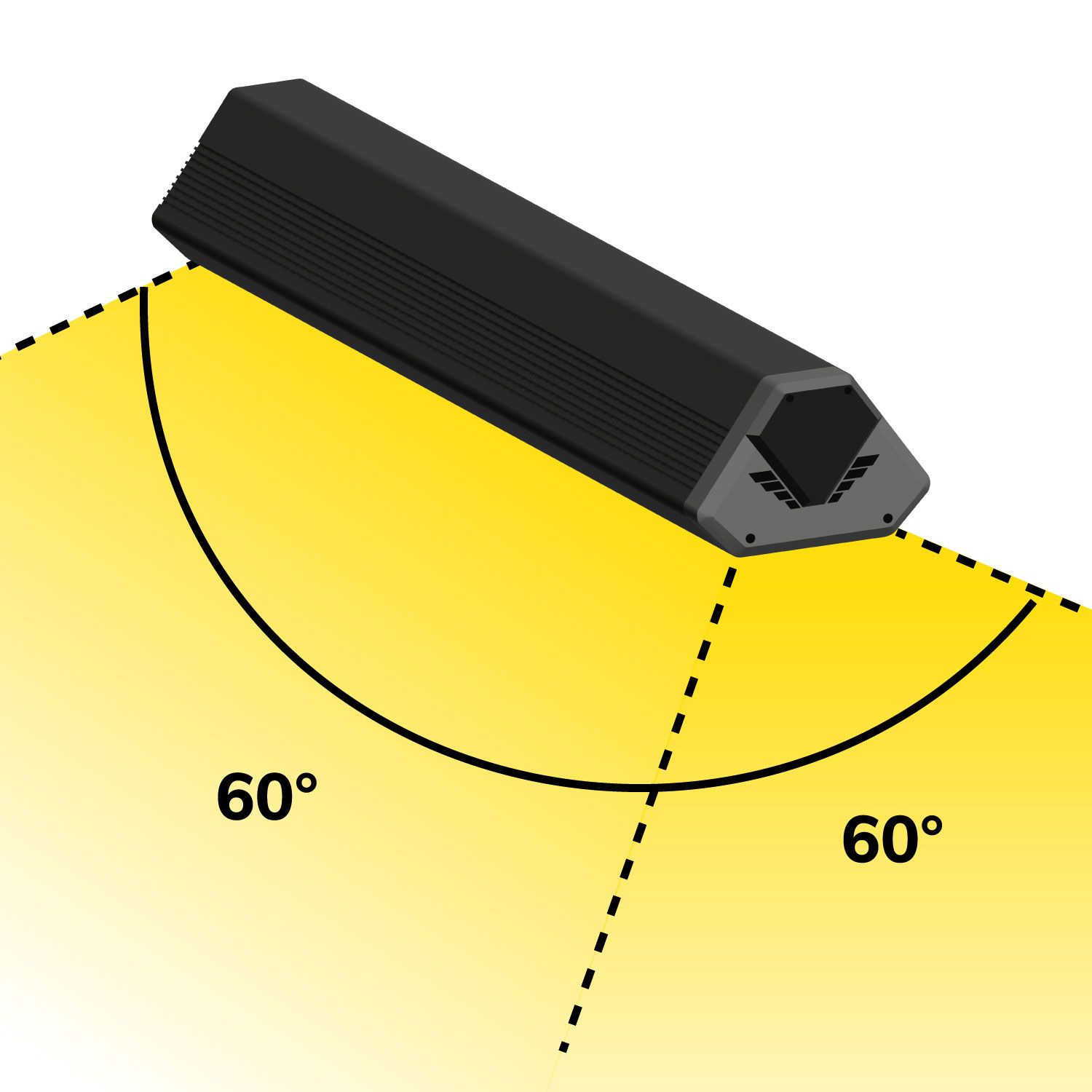 ISOLED LED Hallenleuchte LN 150W, 60°, IP65, 1-10V dimmbar, kaltweiß - 2