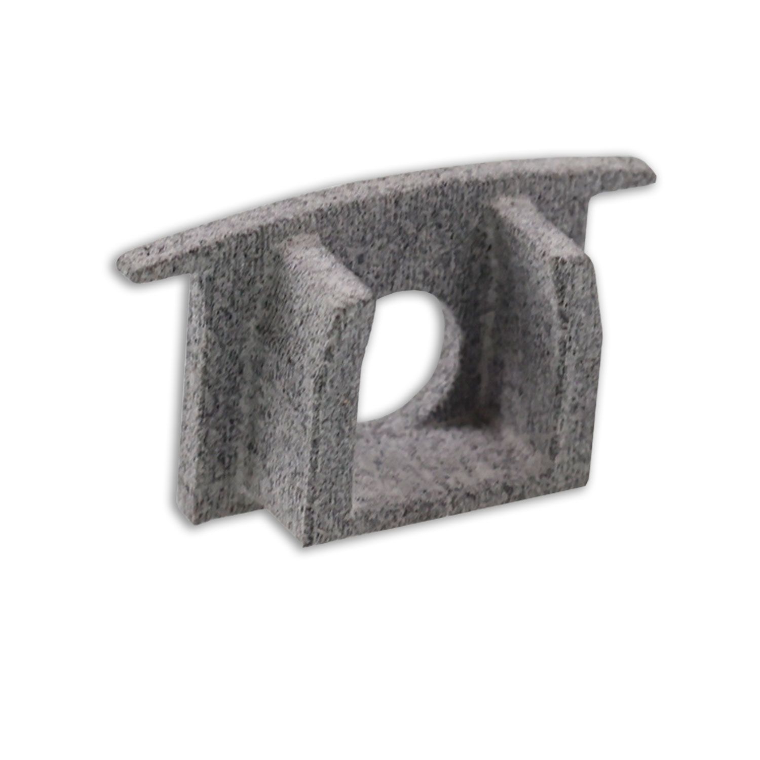 ISOLED Endkappe EC228 für Profil MAXI-EB V2, grau, gerade, mit Kabeldurchführung, 1 STK - 4