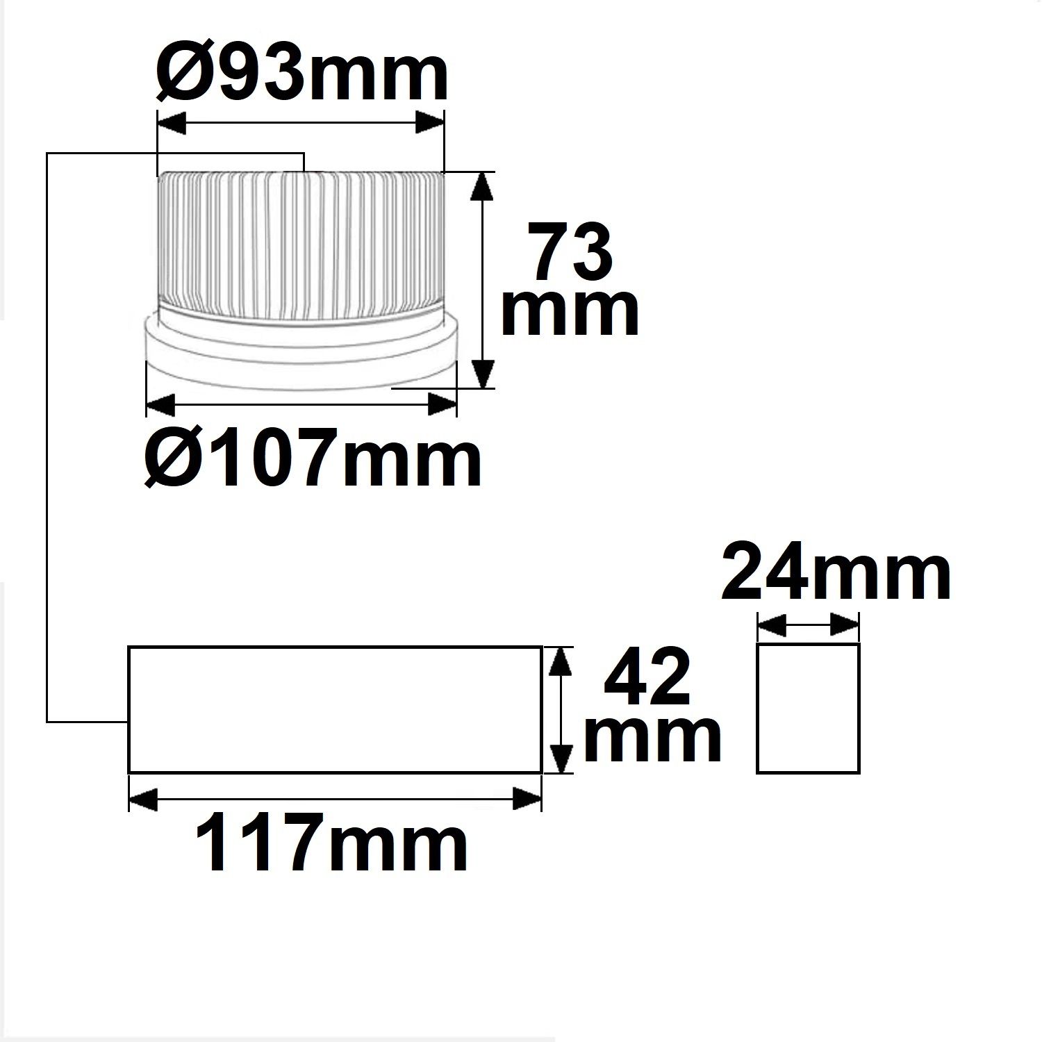 ISOLED AR111 Fruit Light 30W, 35°-50° variabel, inkl. externem VG - 3