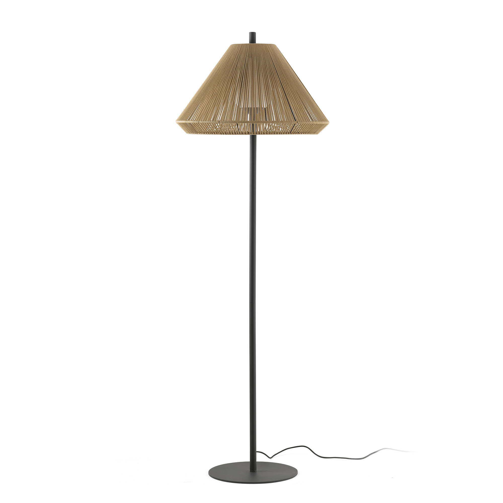 Faro SAIGON OUT C70 ocker weiß Stehlampe 2M - 1