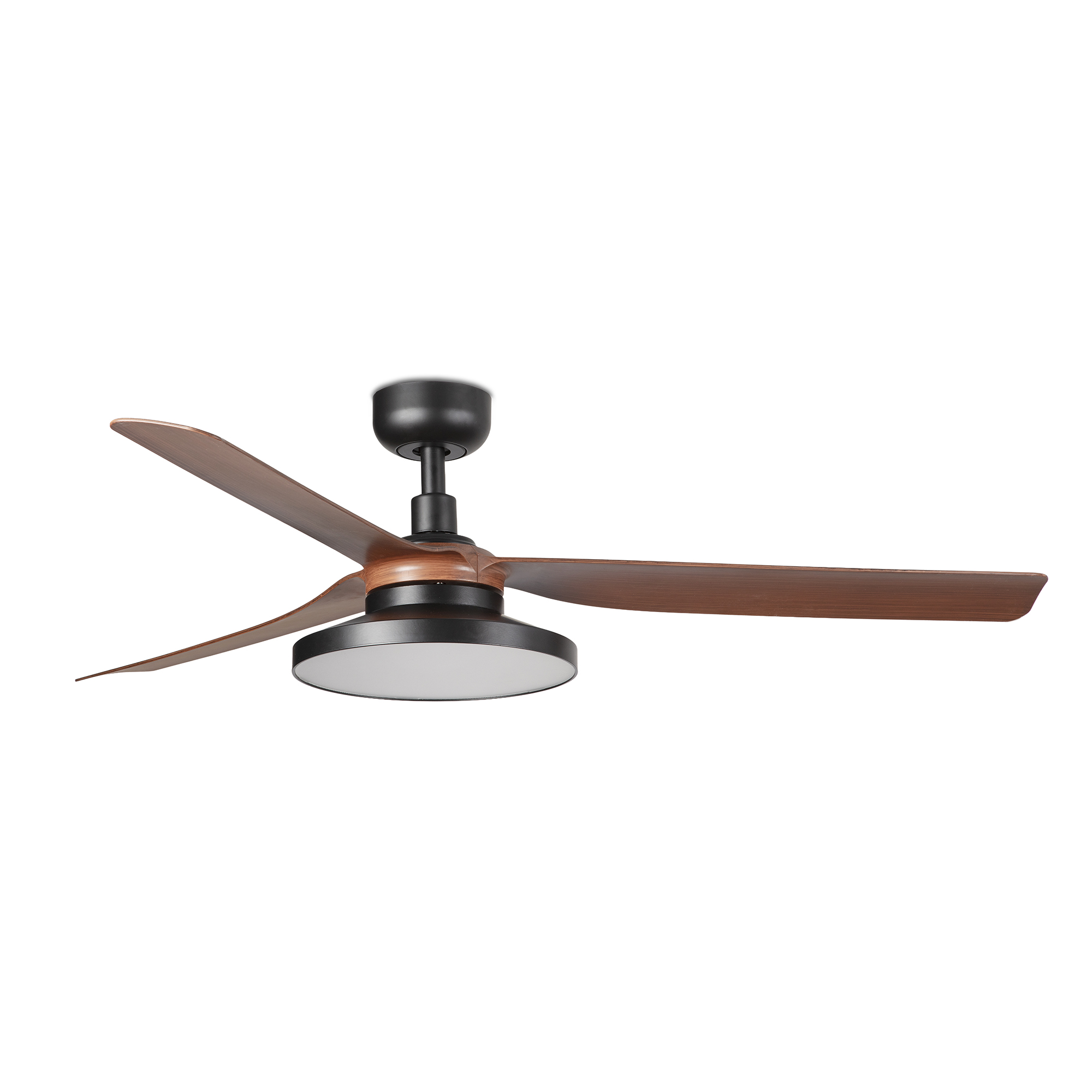 Faro PUNT TAK M Ventilator schwarz/Nussbaum 3000K - 1