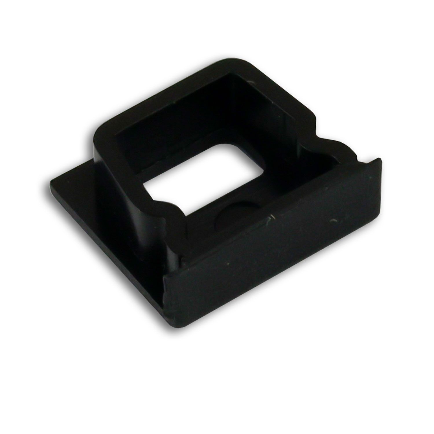 ISOLED Endkappe EC82B schwarz für Profil SURF10 mit Kabeldurchführung, 1 STK - 2