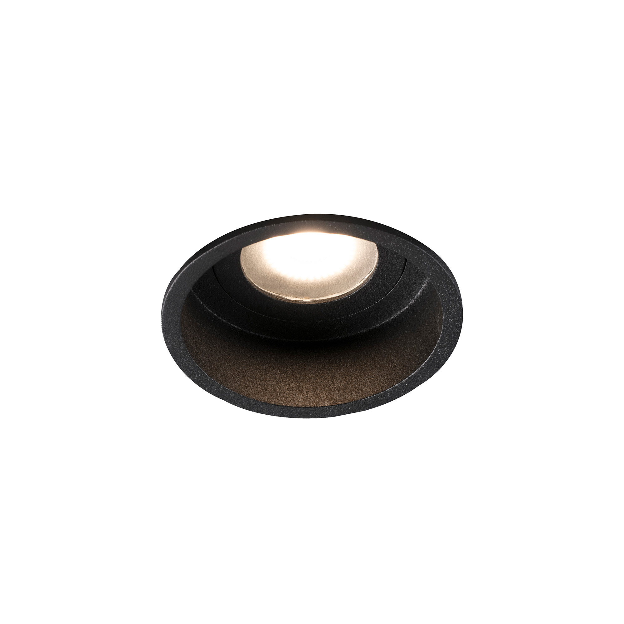 Faro HYDE R Einbaulampe rund schwarz Faro HYDE R Einbaulampe rund schwarz - Produktbild 1