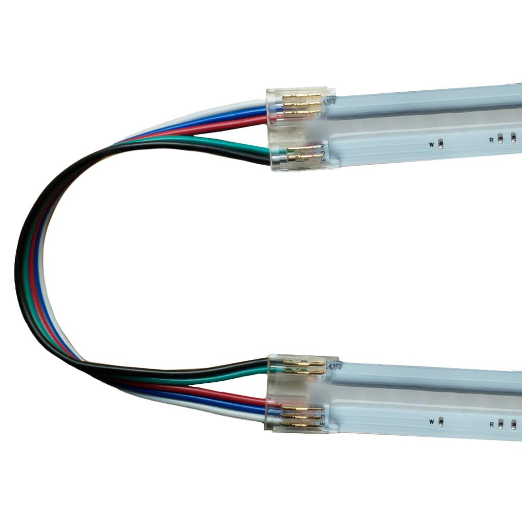 Emilum LED Verbinder, 5-polig, 12mm, LED-Kabel-LED, RGBW, COB - Produktbild 2