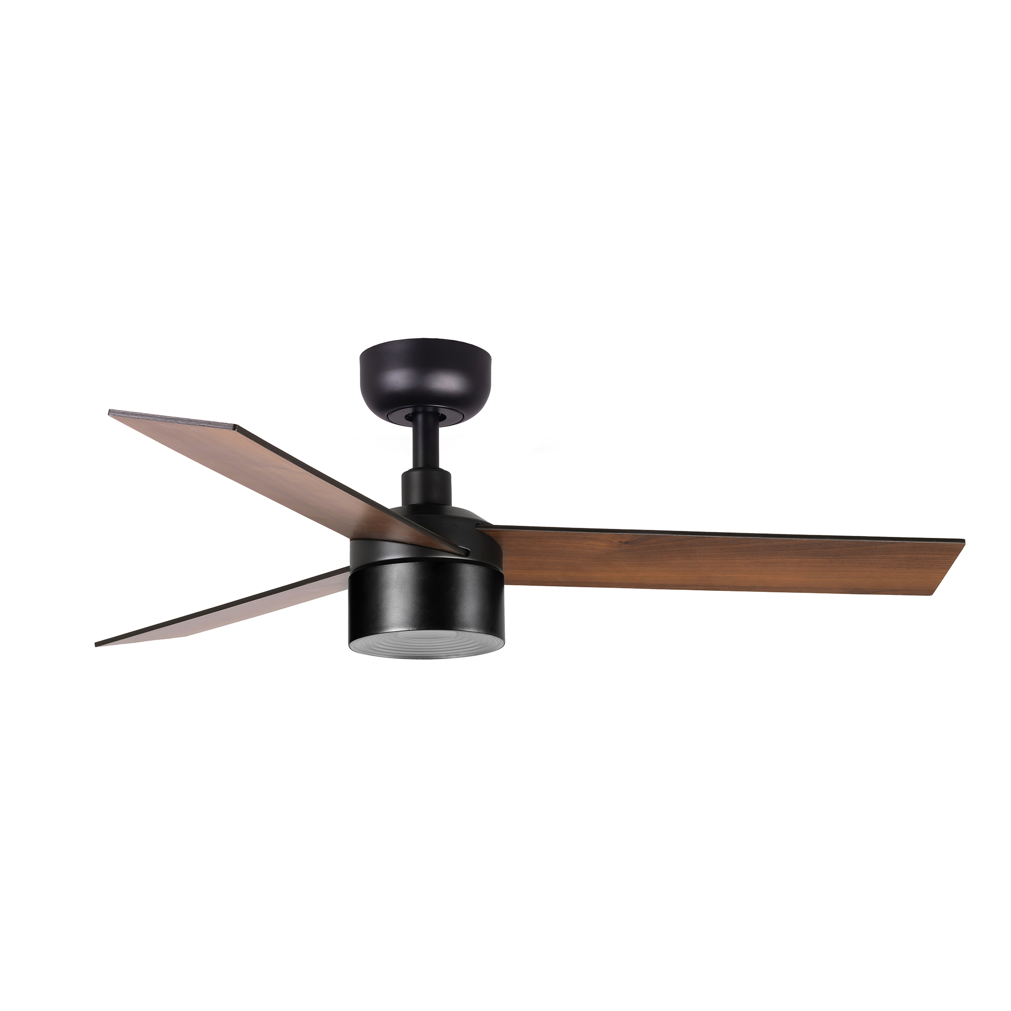 Faro RUDDER TEK 4 S Ventilator schwarz/Nussbaum 3000K - Produktbild 1