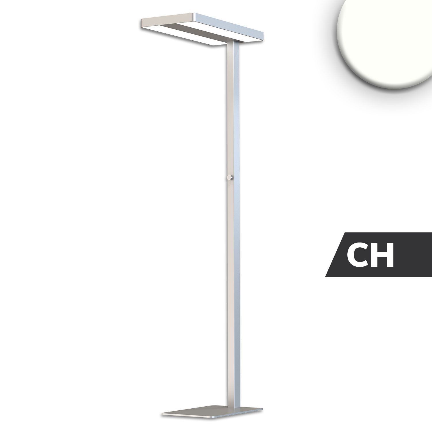 ISOLED LED Office Pro Stehleuchte Up&Down, 40W+40W, UGR