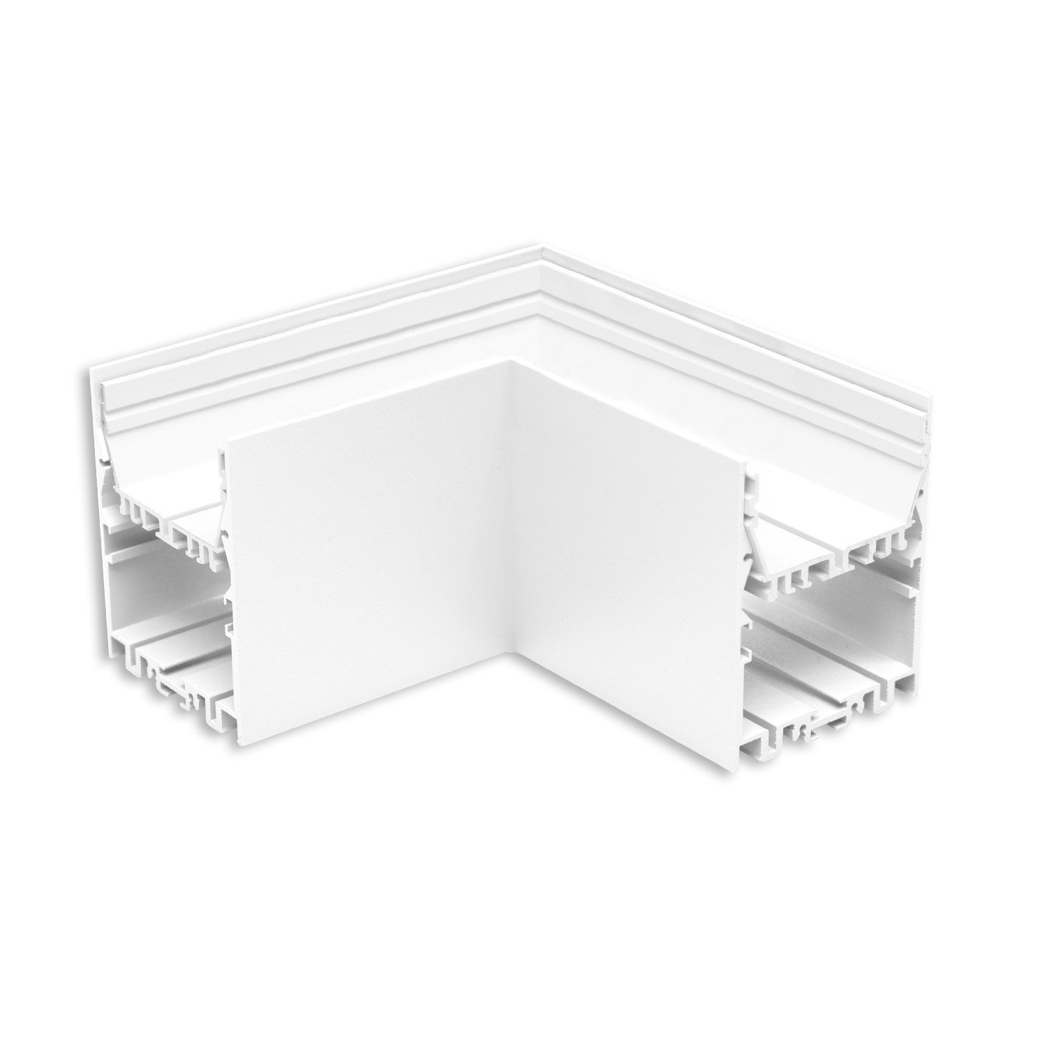 ISOLED LAMP40 90° Eck, geschweißt, 140x140mm, weiß RAL 9003, exkl. Cover ISOLED LAMP40 90° Eck, geschweißt, 140x140mm, weiß RAL 9003, exkl. Cover - 1