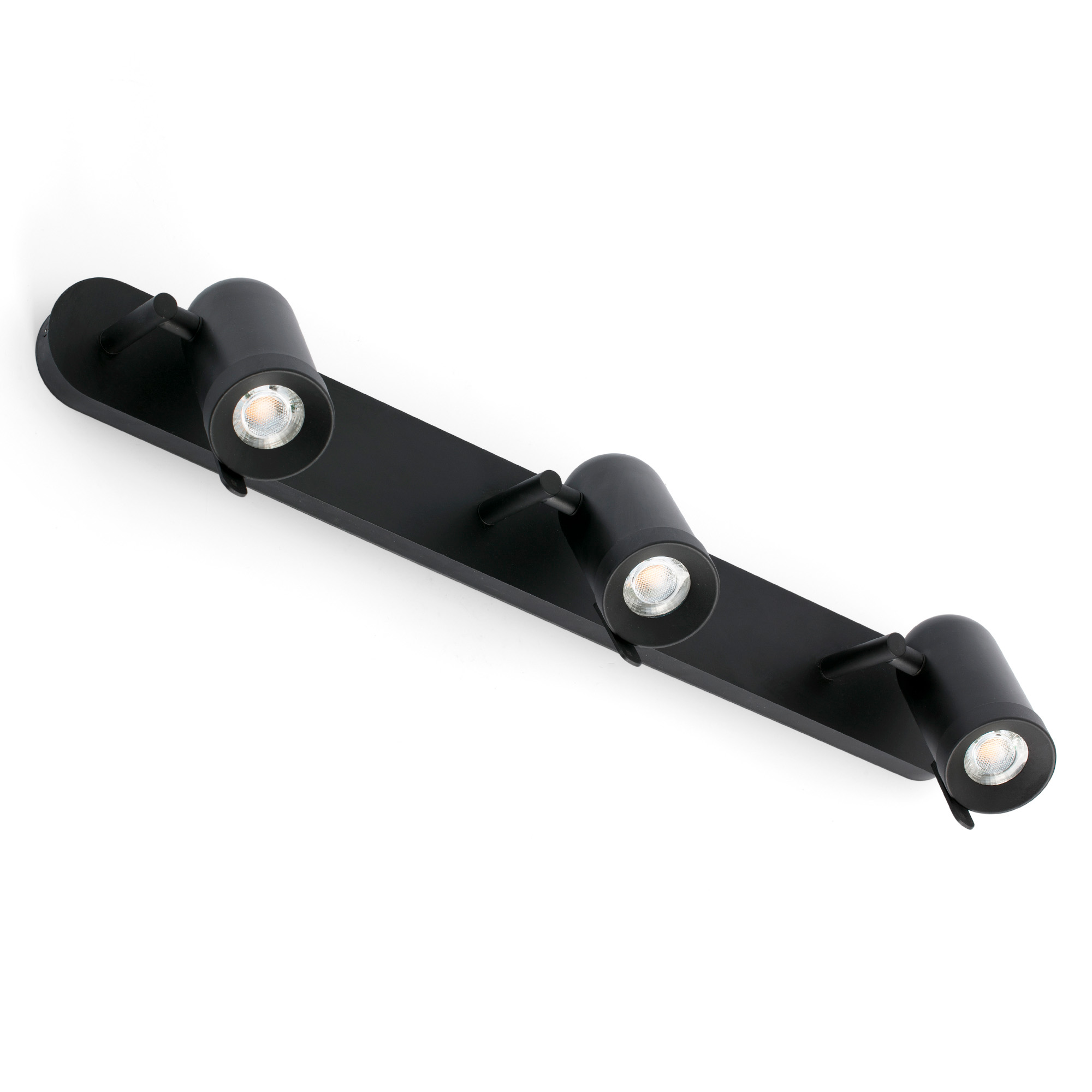 Faro ORLEANS 3L Wandleuchte schwarz Faro ORLEANS 3L Wandleuchte schwarz - Produktbild 1