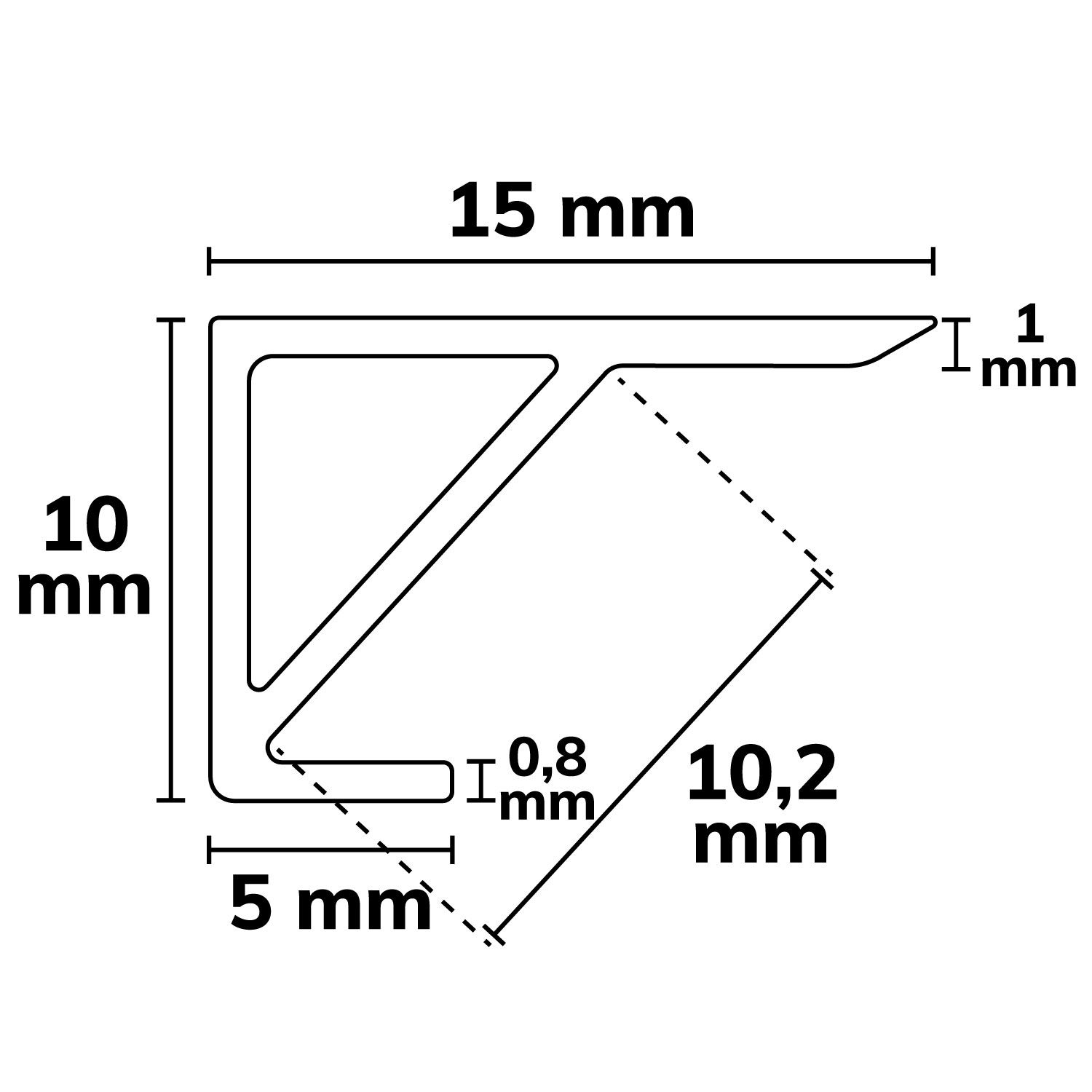 ISOLED LED Schrankprofil FURNIT10 WARDROBE, Aluminium, weiß, RAL9010 - 3