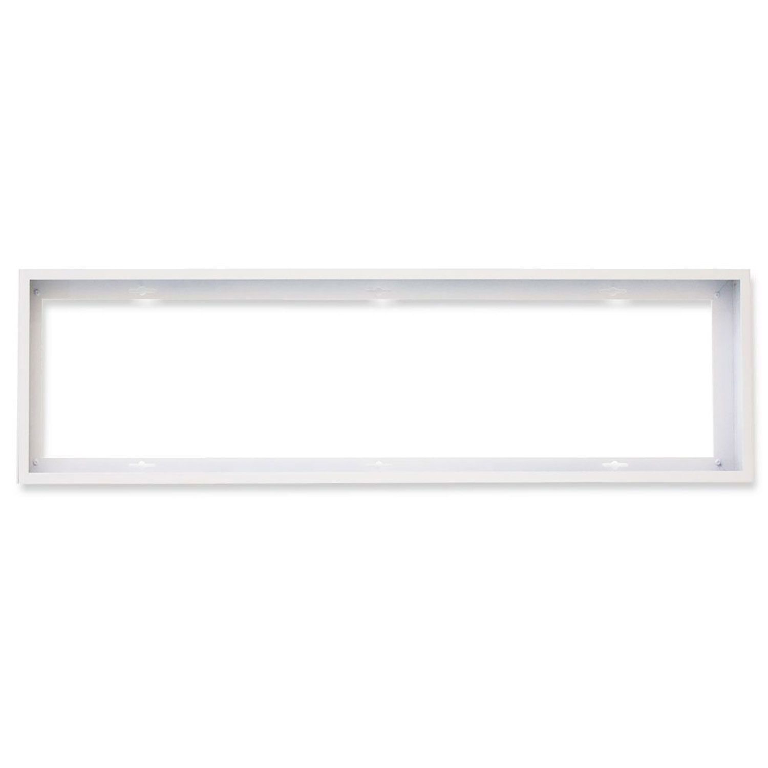 ISOLED Aufbaurahmen weiß RAL 9016, Höhe 5cm, für LED Panels 300x1200, vormontiert zur Schnellmontage ISOLED Aufbaurahmen weiß RAL 9016, Höhe 5cm, für LED Panels 300x1200, vormontiert zur Schnellmontage - 1