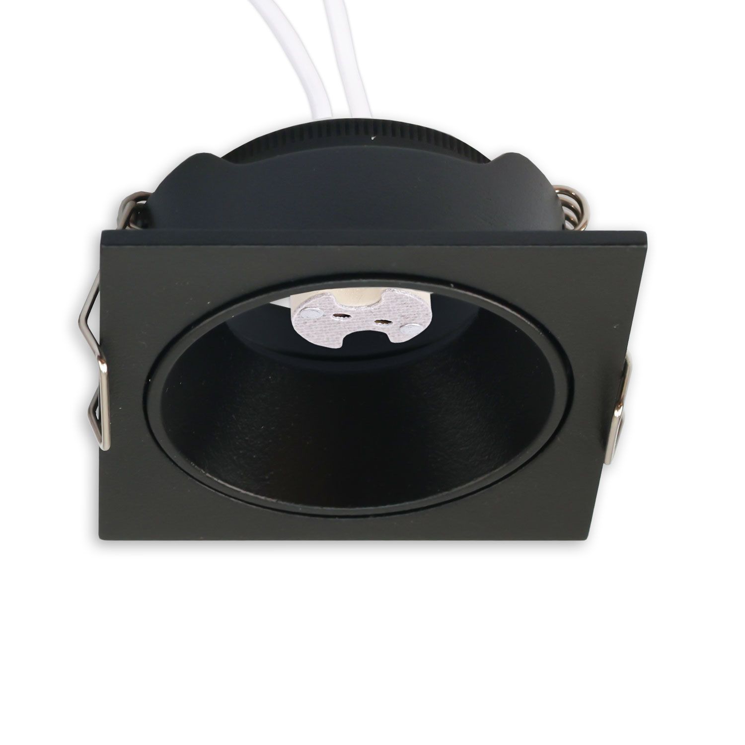 ISOLED Einbaurahmen für MR11/GU10 Mini Spots, eckig, schwarz - 2