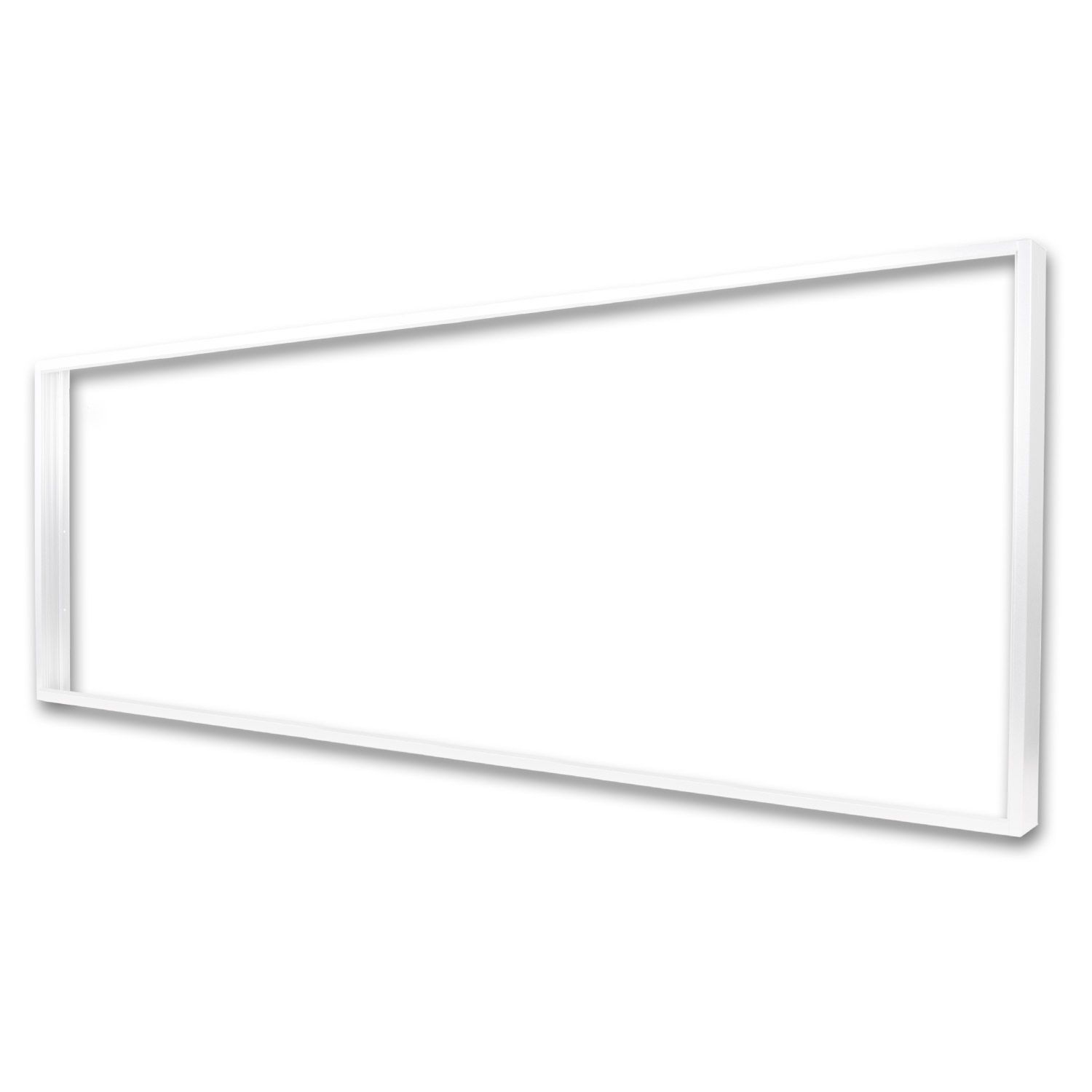 ISOLED Aufbaurahmen weiß RAL 9016, Höhe 7cm, für LED Panels 308x1550, steckbare Schnellmontage - 1