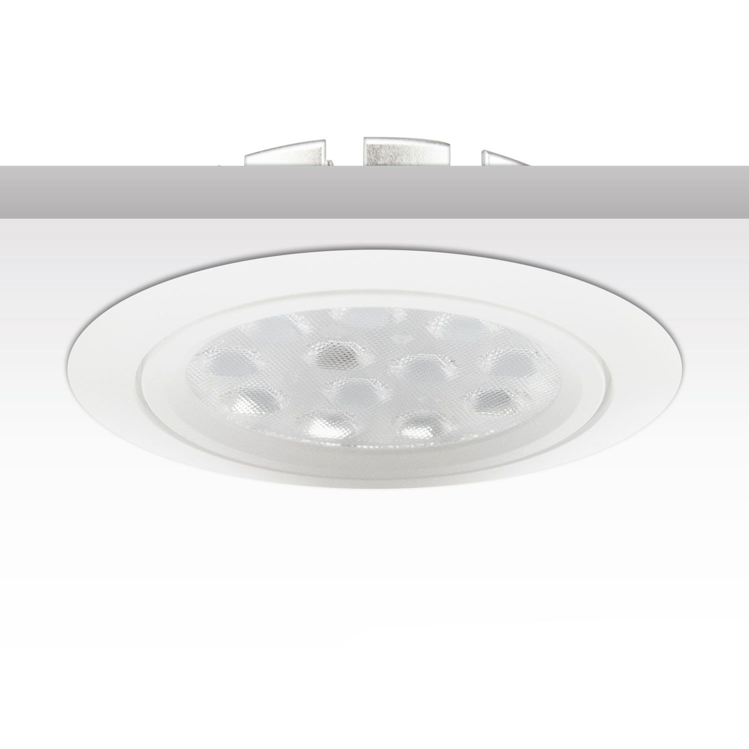 ISOLED LED Einbaustrahler, weiß, 15W, 72°, rund, warmweiß, dimmbar - 2