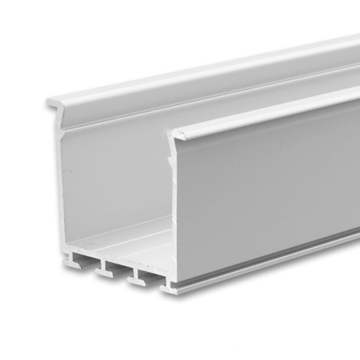 ISOLED LED Einbauprofil WING20 Miniflansch gerade, eloxiert L: 200cm - 1