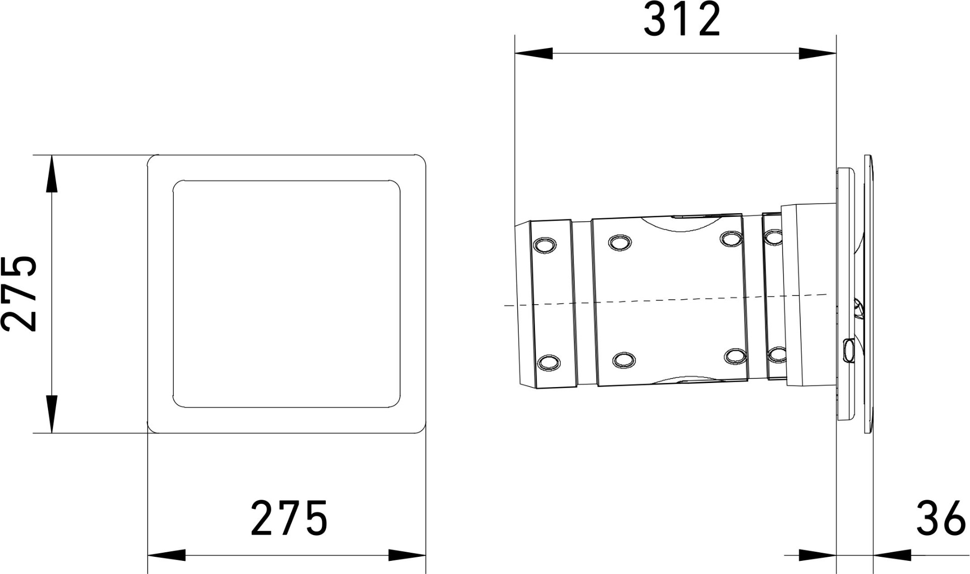 Leaf 1 - Loxone Tree Innenset Dunkelgrau – Modul 3/3 (Kabelgebundene Smart Home-Lösung) - 3