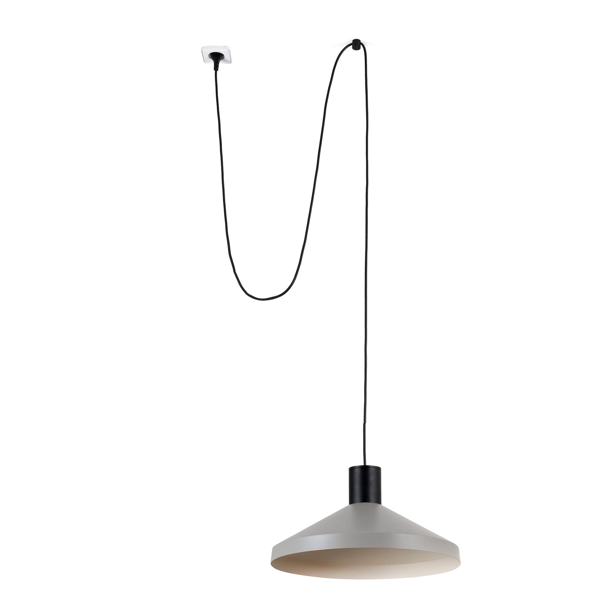 Faro KOMBO 400 Grau Pendelleuchte mit Stecker Faro KOMBO 400 Grau Pendelleuchte mit Stecker - 1