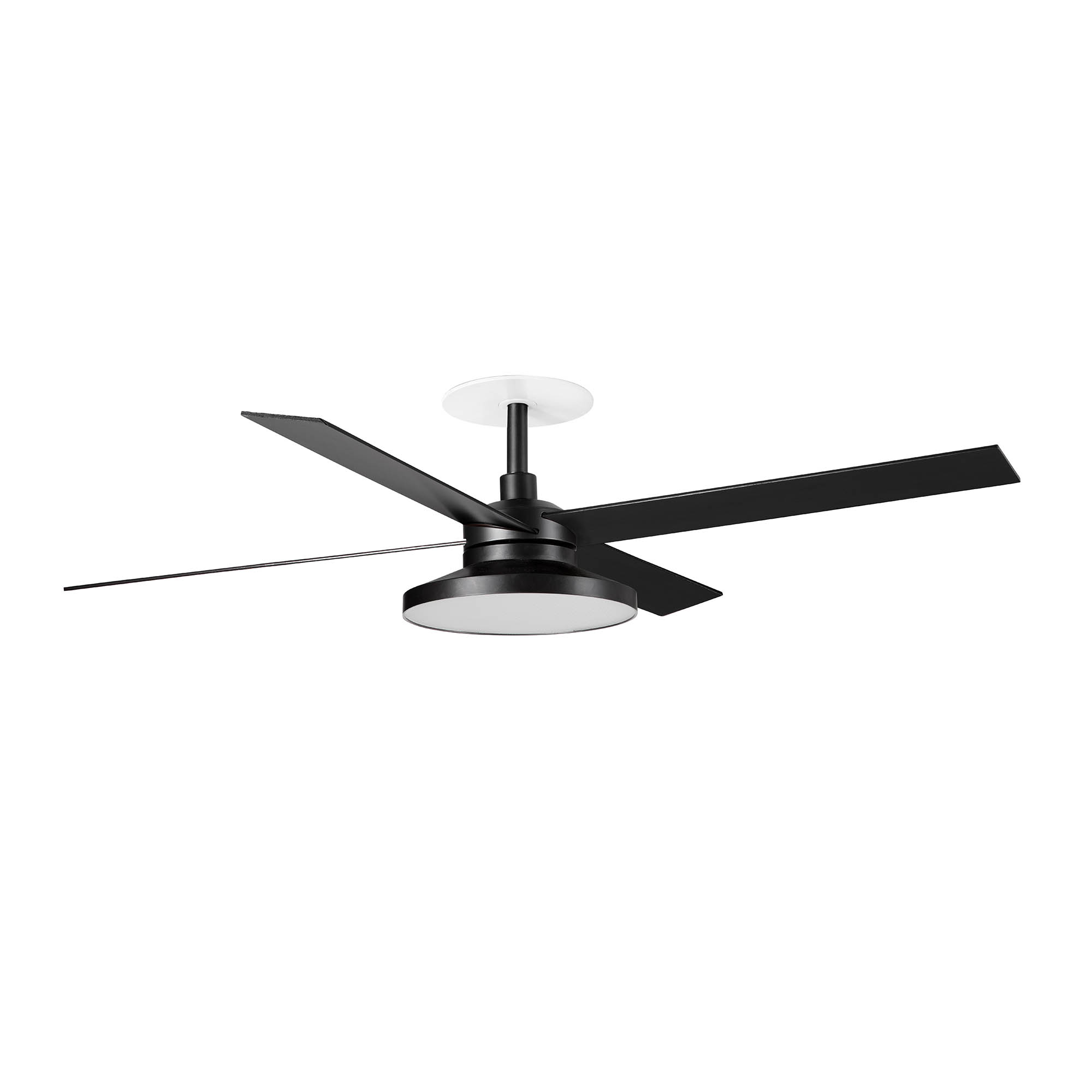 Faro RUDDER RECESSED TAK 4 L Ventilator schwarz/Nussbaum 4000K - Produktbild 1