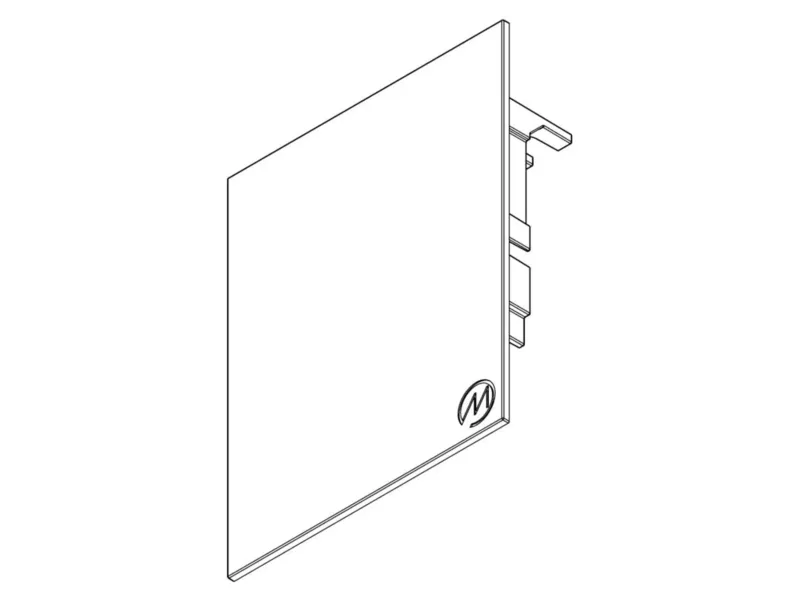 Molto Luce LOG 50 Endkappen SD (grau) - Produktbild 2