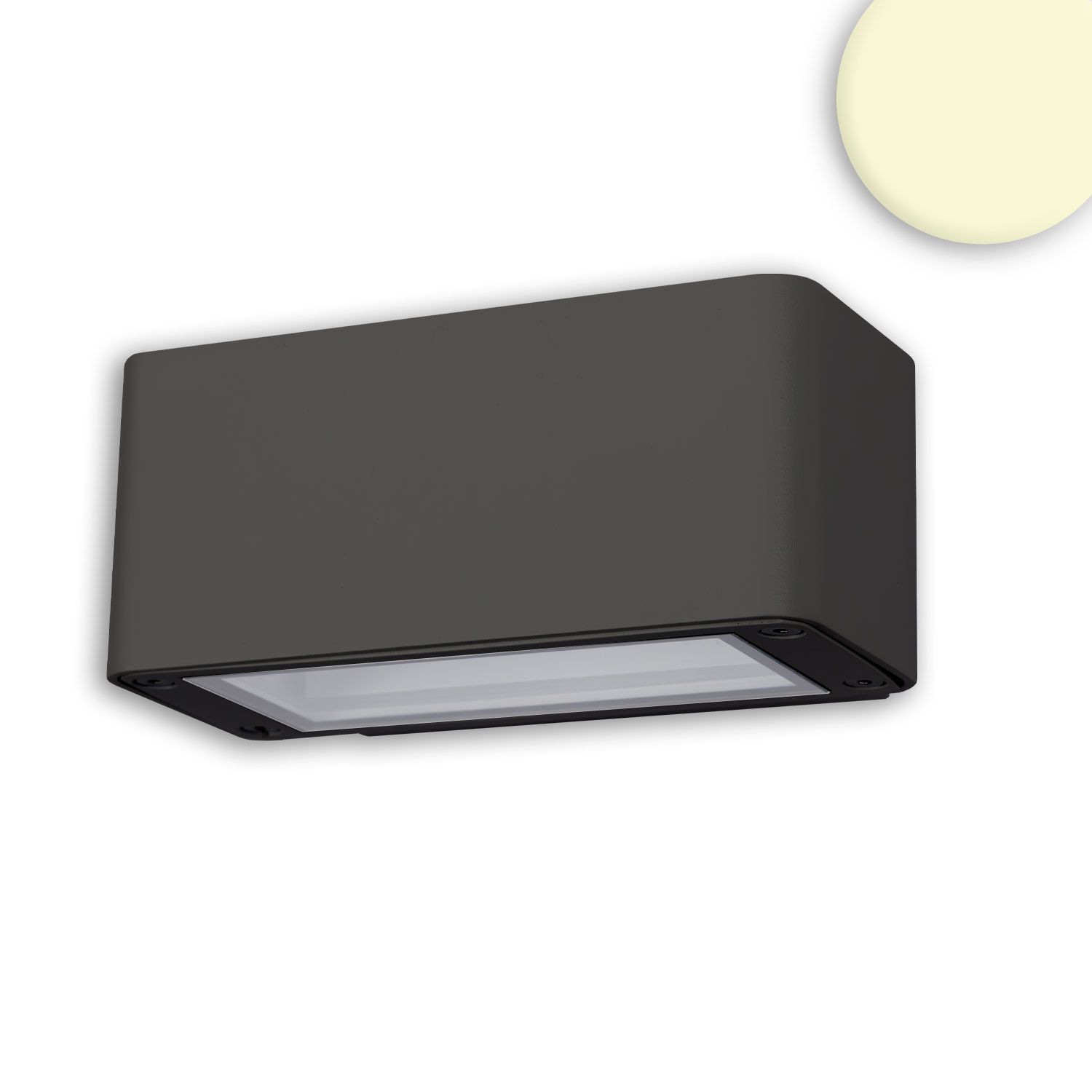 ISOLED LED Wandleuchte Up&Down 4x3W CREE, IP54, anthrazit, warmweiß ISOLED LED Wandleuchte Up&Down 4x3W CREE, IP54, anthrazit, warmweiß - 1