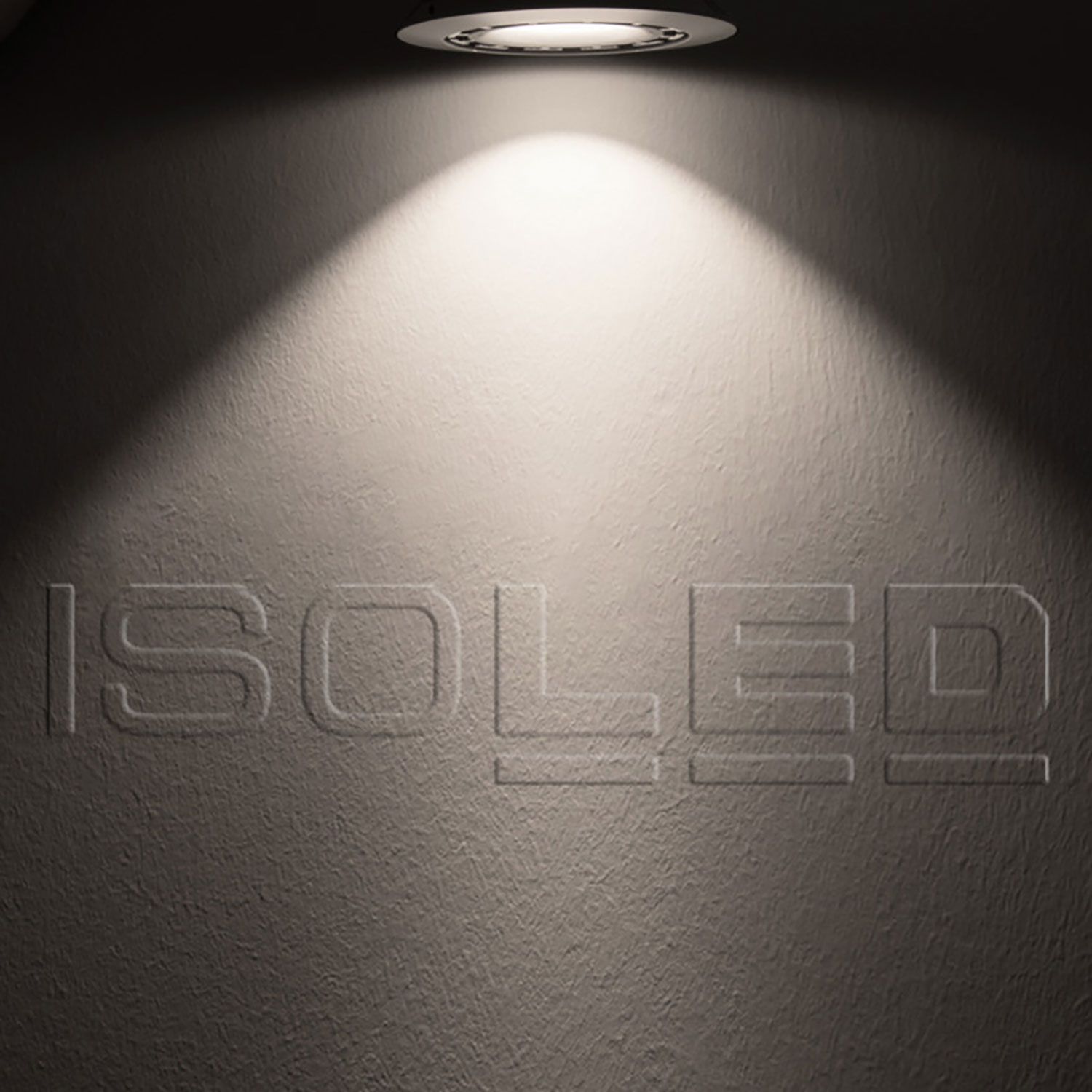 ISOLED LED Einbaustrahler asymmetrisch COB, weiß, 8W, 50°, IP44, rund, neutralweiß, dimmbar - 4