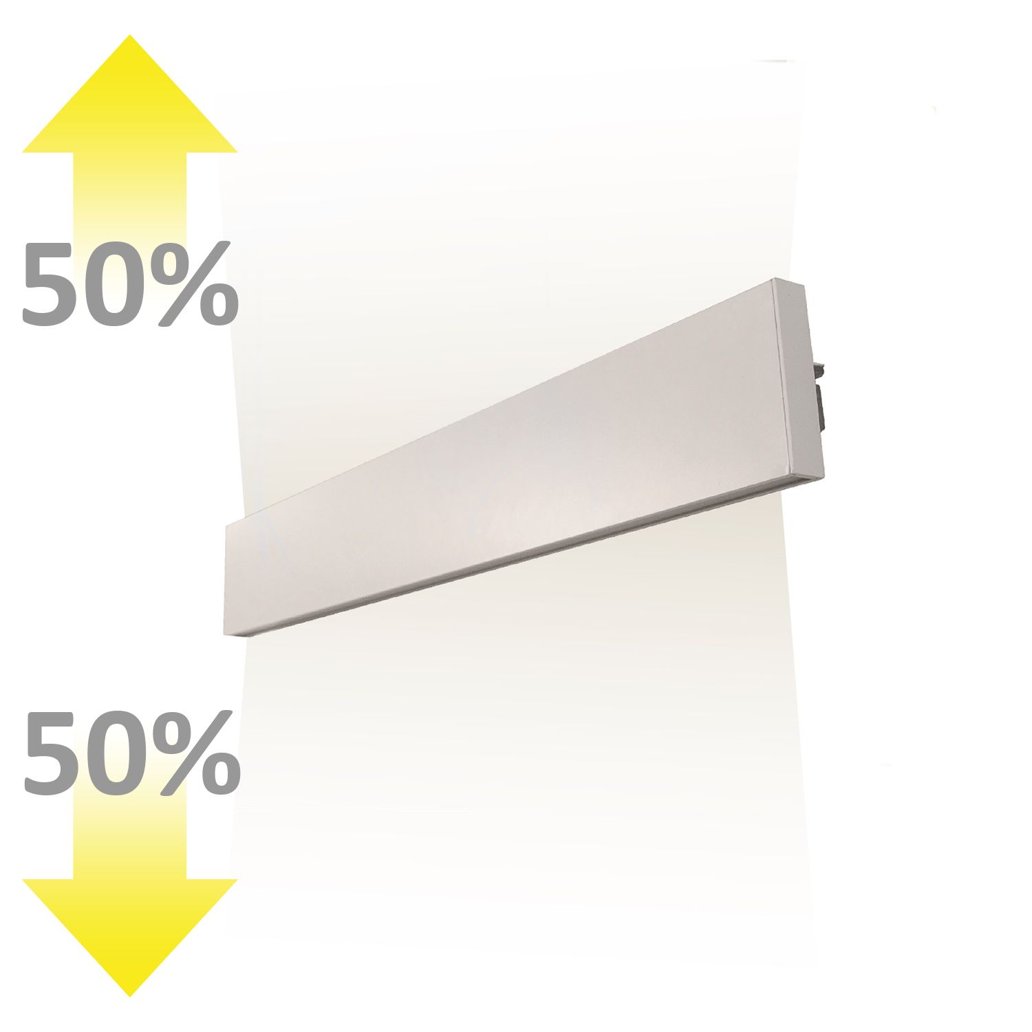 ISOLED LED Wandleuchte Linear Up&Down 600, 610mm, 25W, IP40, weiß, warmweiß - 2