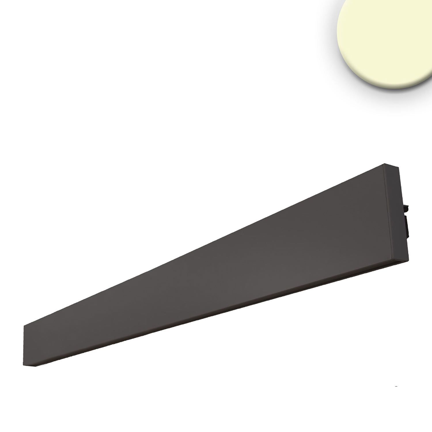 ISOLED LED Wandleuchte Linear Up&Down 900, 910mm, 30W, IP40, schwarz, warmweiß - 1