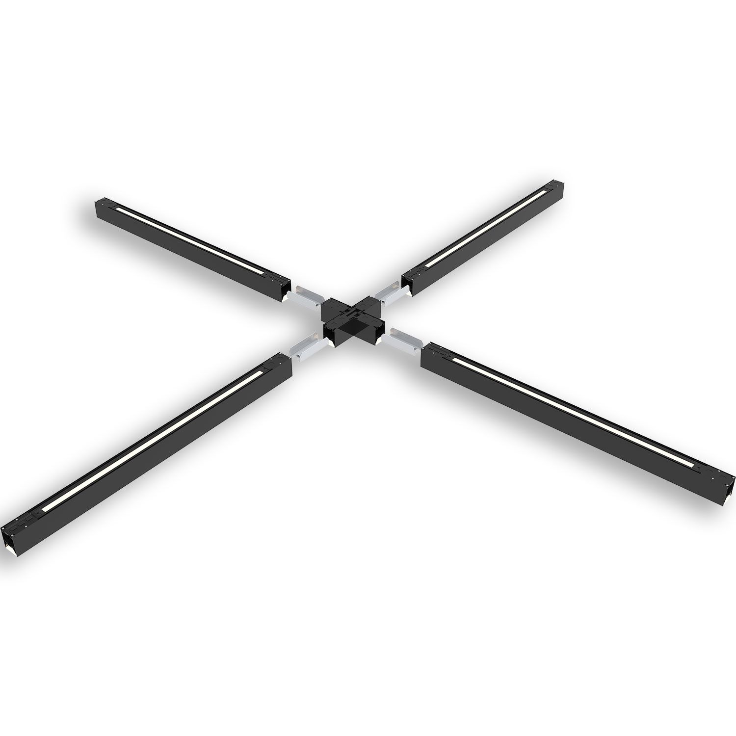 ISOLED X-Verbinder für Aufbau/Hängeleuchte LINKLINE50 schwarz - 2
