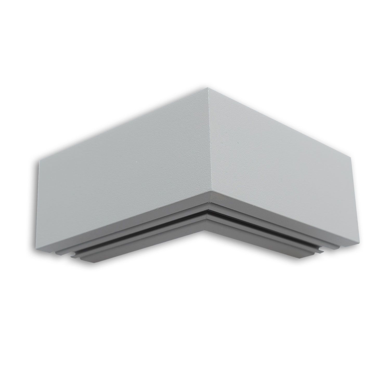 ISOLED LAMP30V1 90° Eck, geschweißt, 120x120mm, silber pulverbeschichtet, exkl. Cover - 2