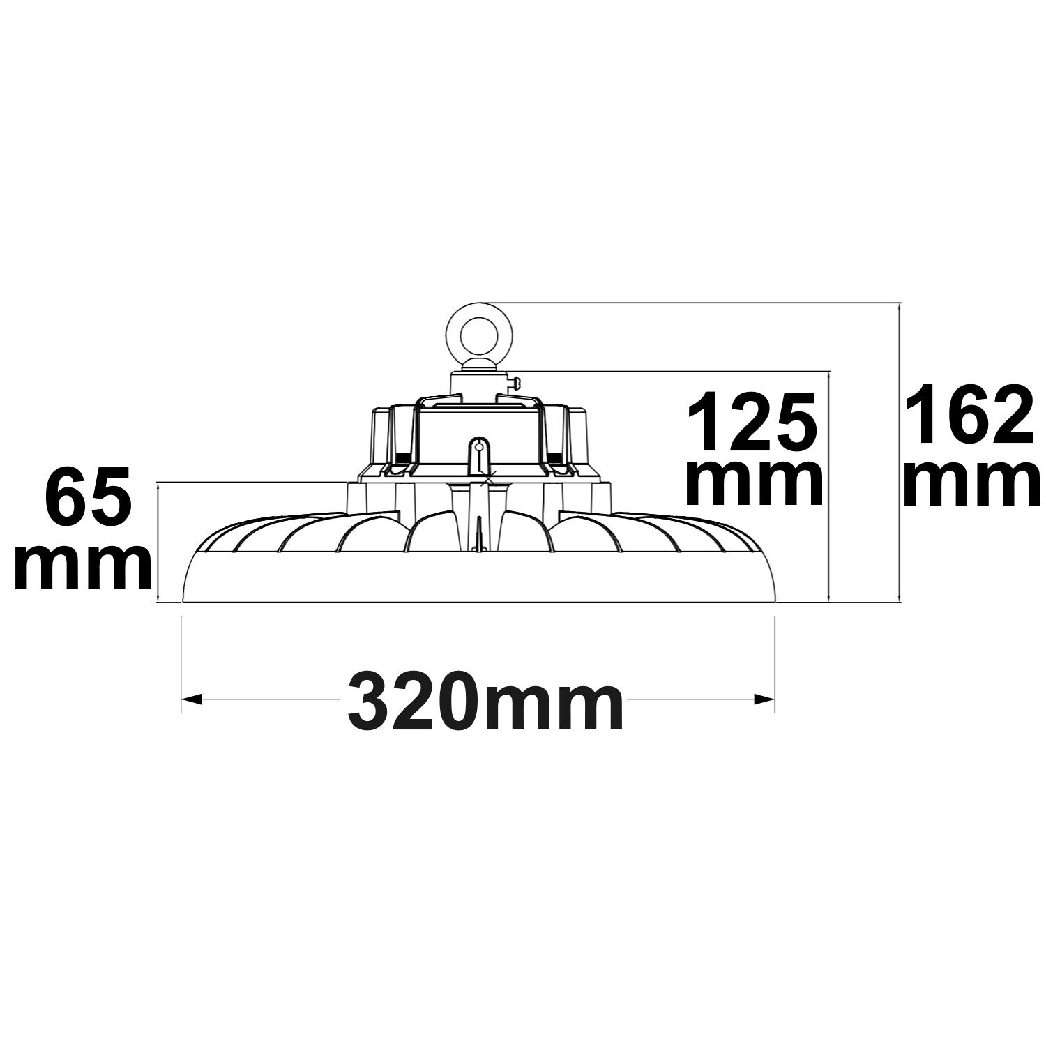 ISOLED LED Hallenleuchte FL2 200W, 60°, IK10, IP65, DALI dimmbar, kaltweiß - 4